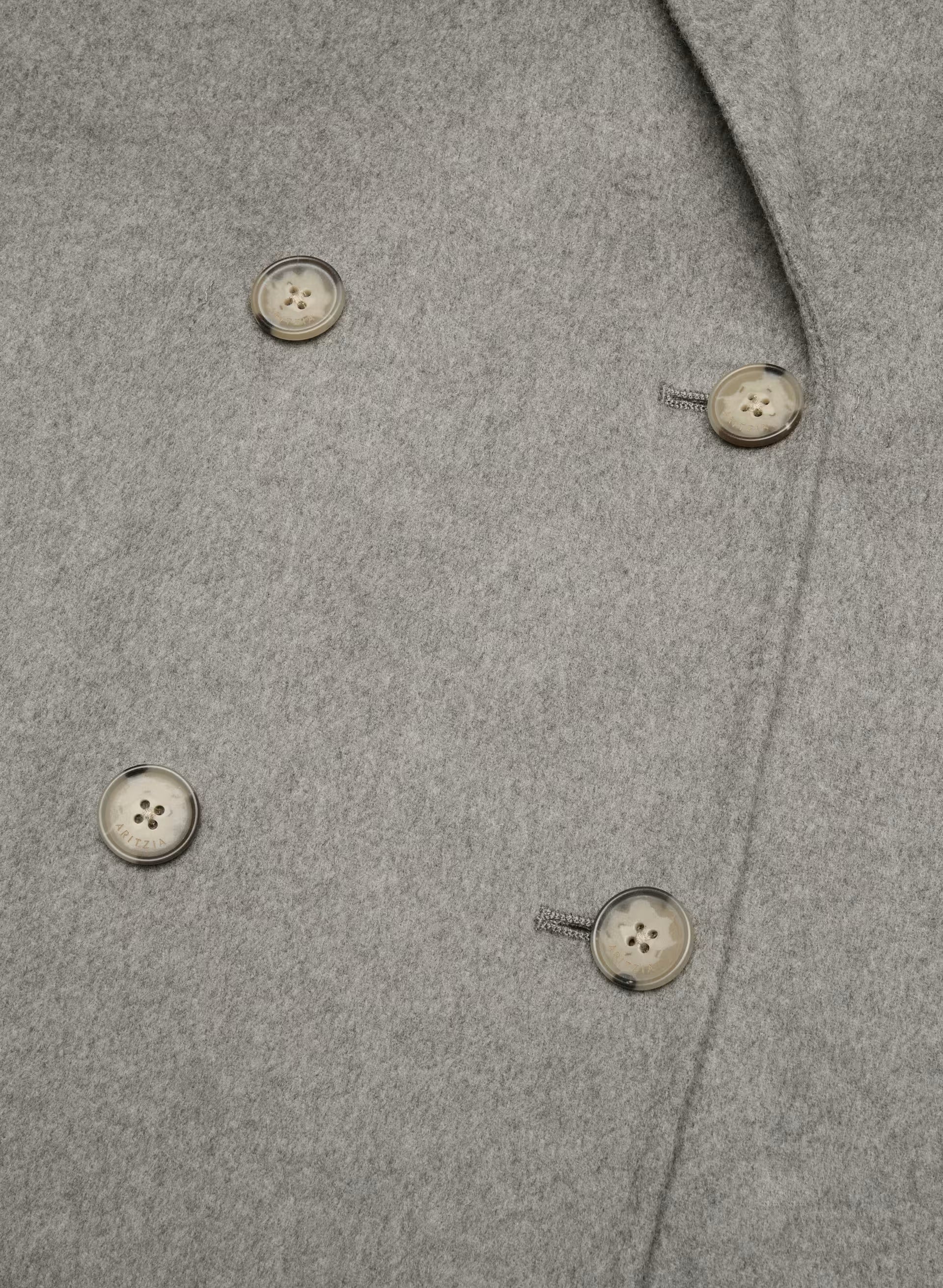 The Slouch™ Double-Faced Coat - Luxe (Re)Wool - HEATHER DARK TAUPE