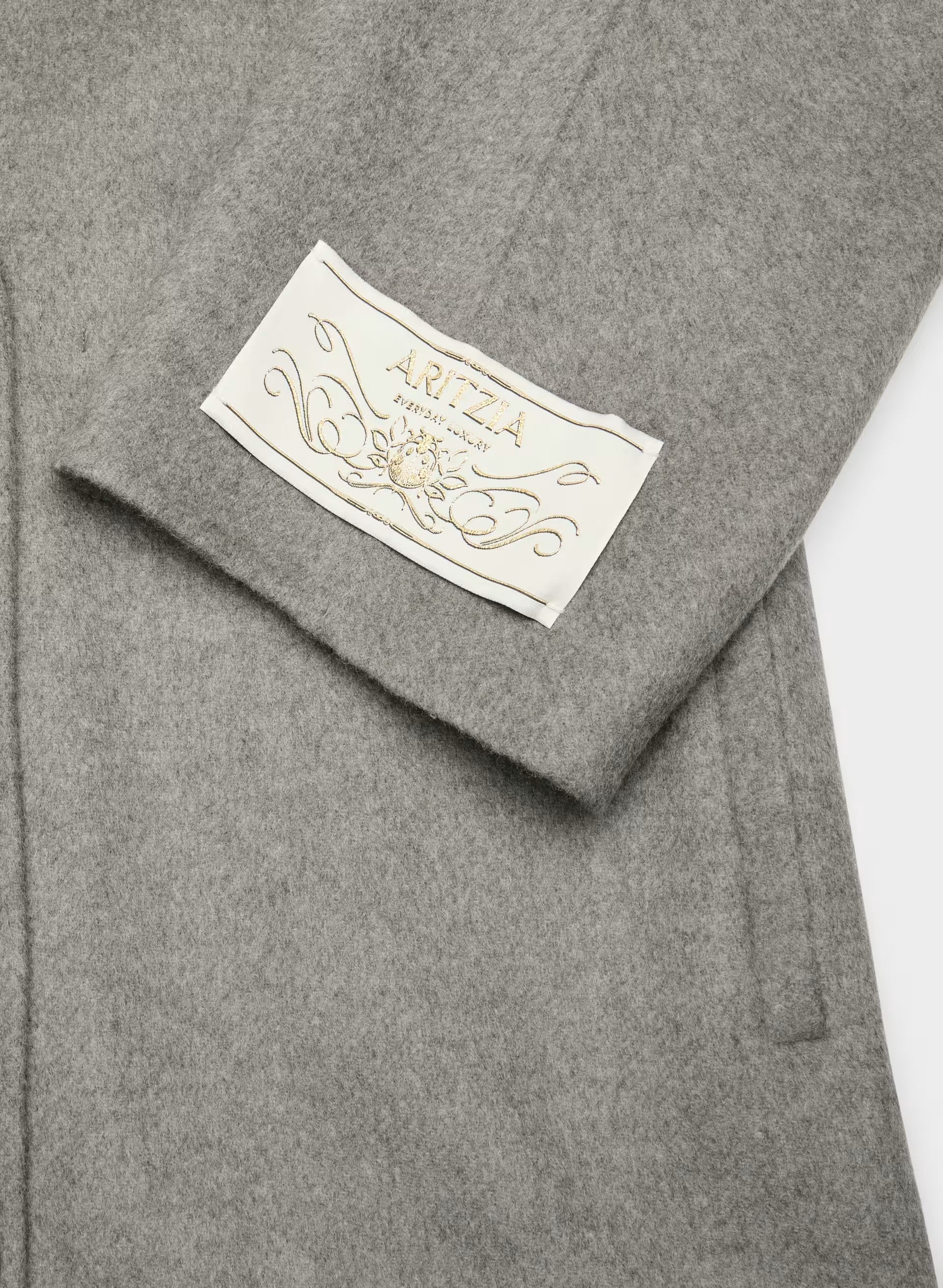 The Slouch™ Double-Faced Coat - Luxe (Re)Wool - HEATHER DARK TAUPE