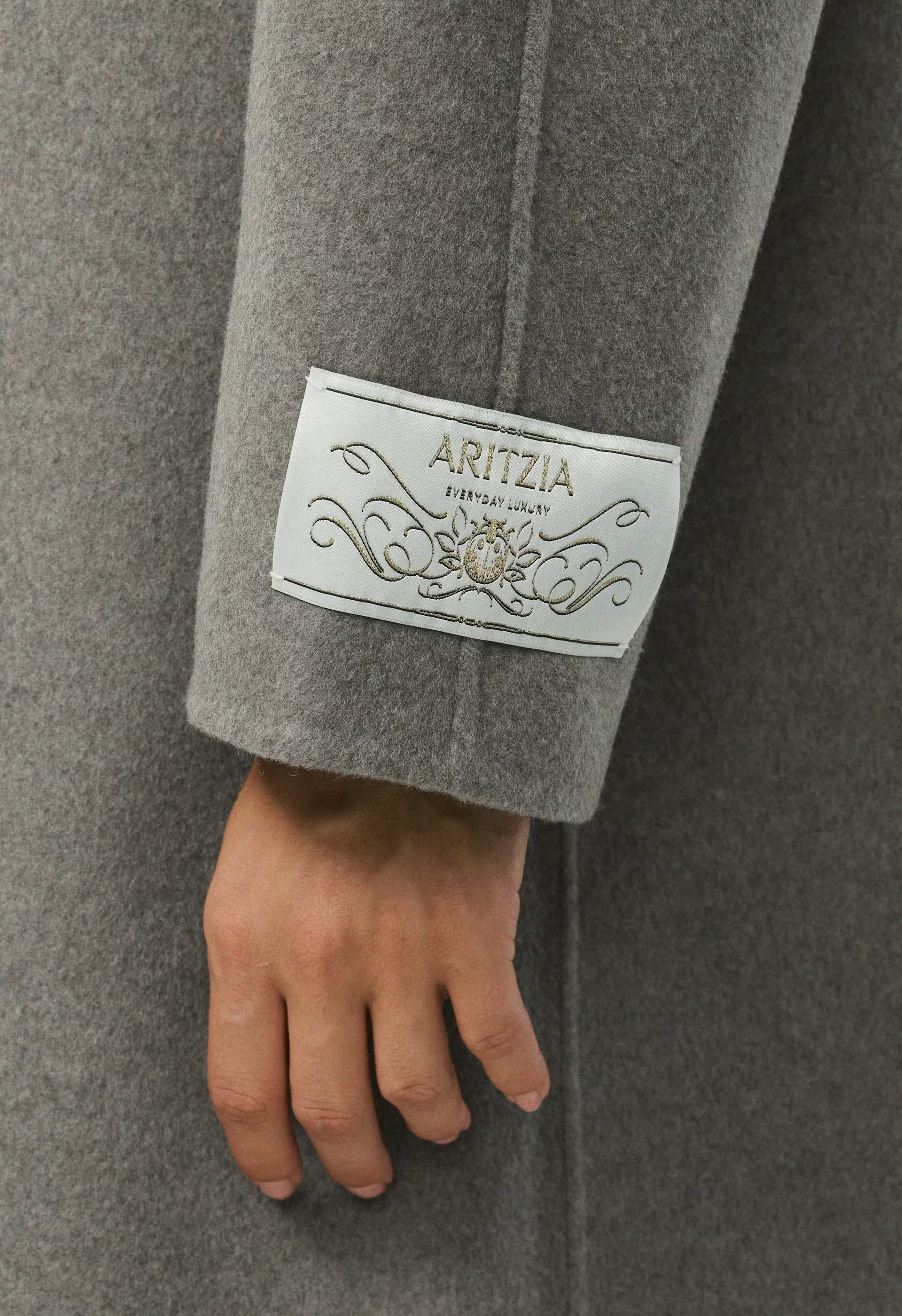 The Slouch™ Double-Faced Coat - Luxe (Re)Wool - HEATHER DARK TAUPE