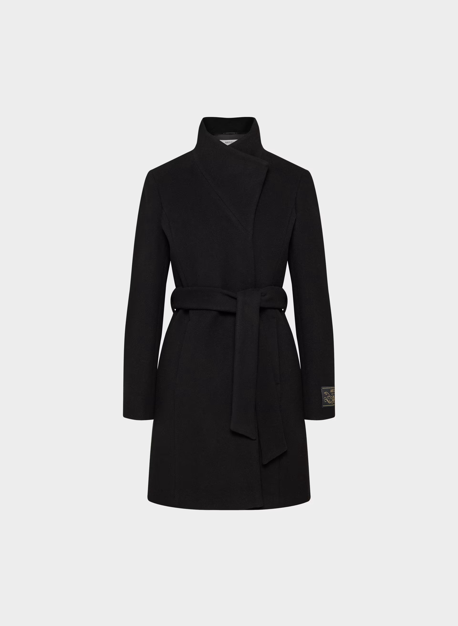 The Connor Coat - Soft Wool Cashmere - BLACK