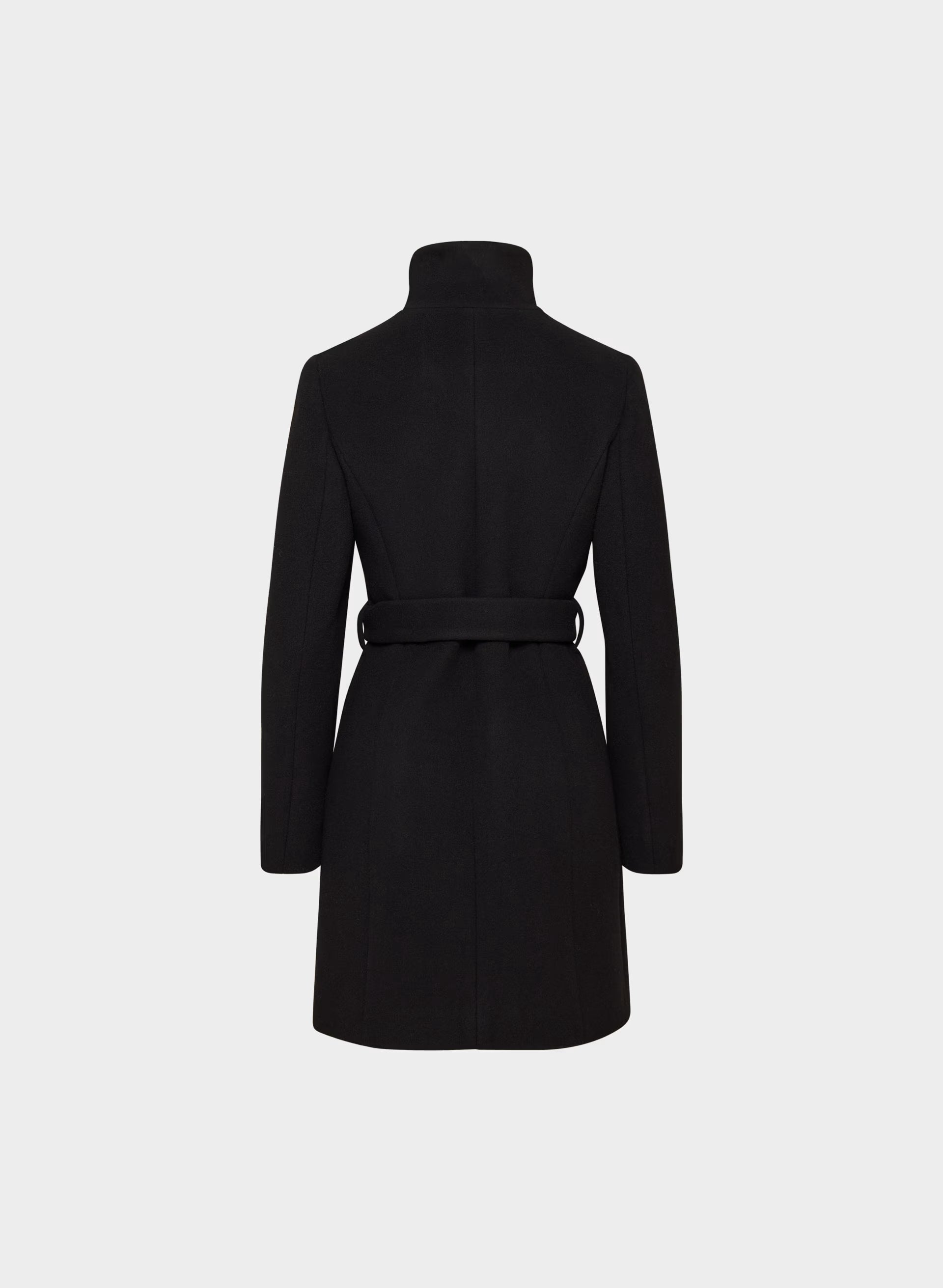The Connor Coat - Soft Wool Cashmere - BLACK