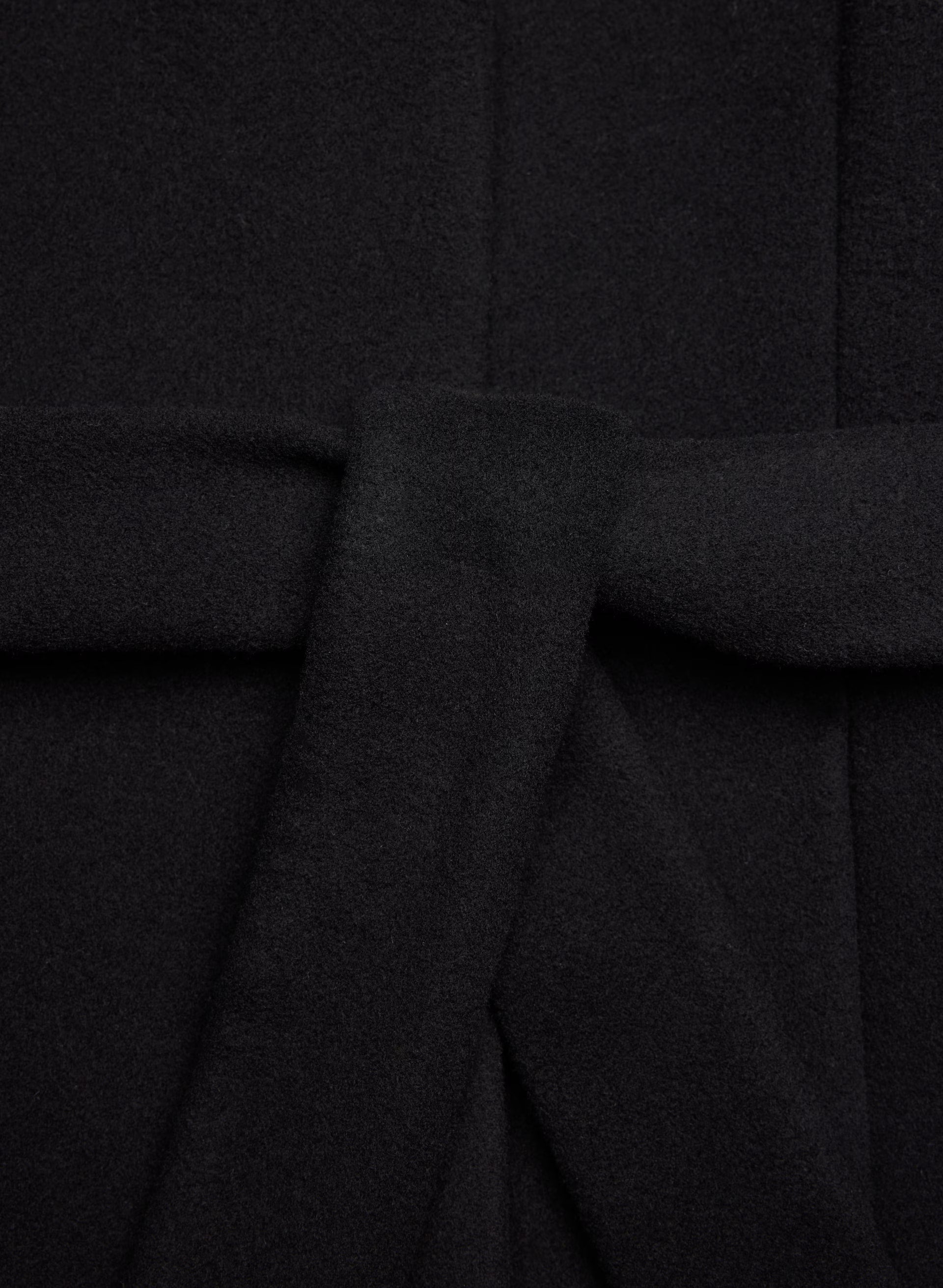 The Connor Coat - Soft Wool Cashmere - BLACK