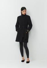 The Connor Coat - Soft Wool Cashmere - BLACK