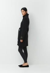 The Connor Coat - Soft Wool Cashmere - BLACK