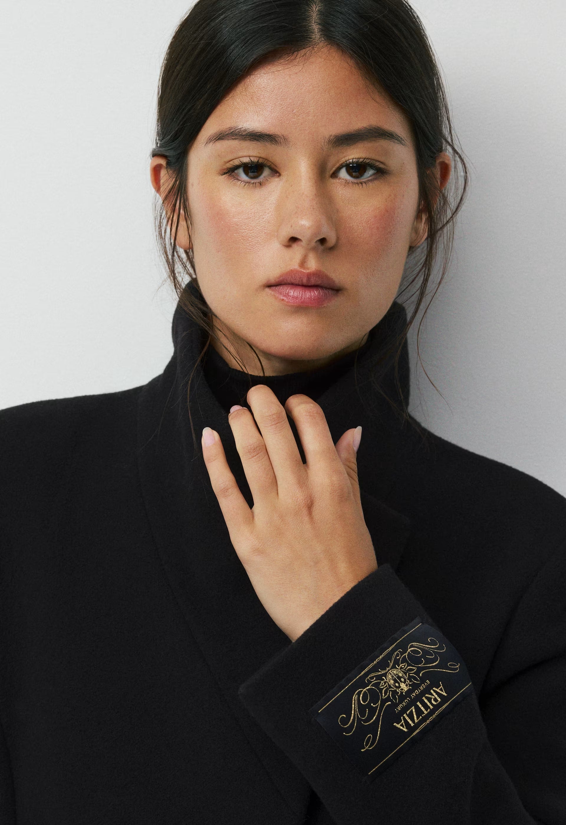 The Connor Coat - Soft Wool Cashmere - BLACK