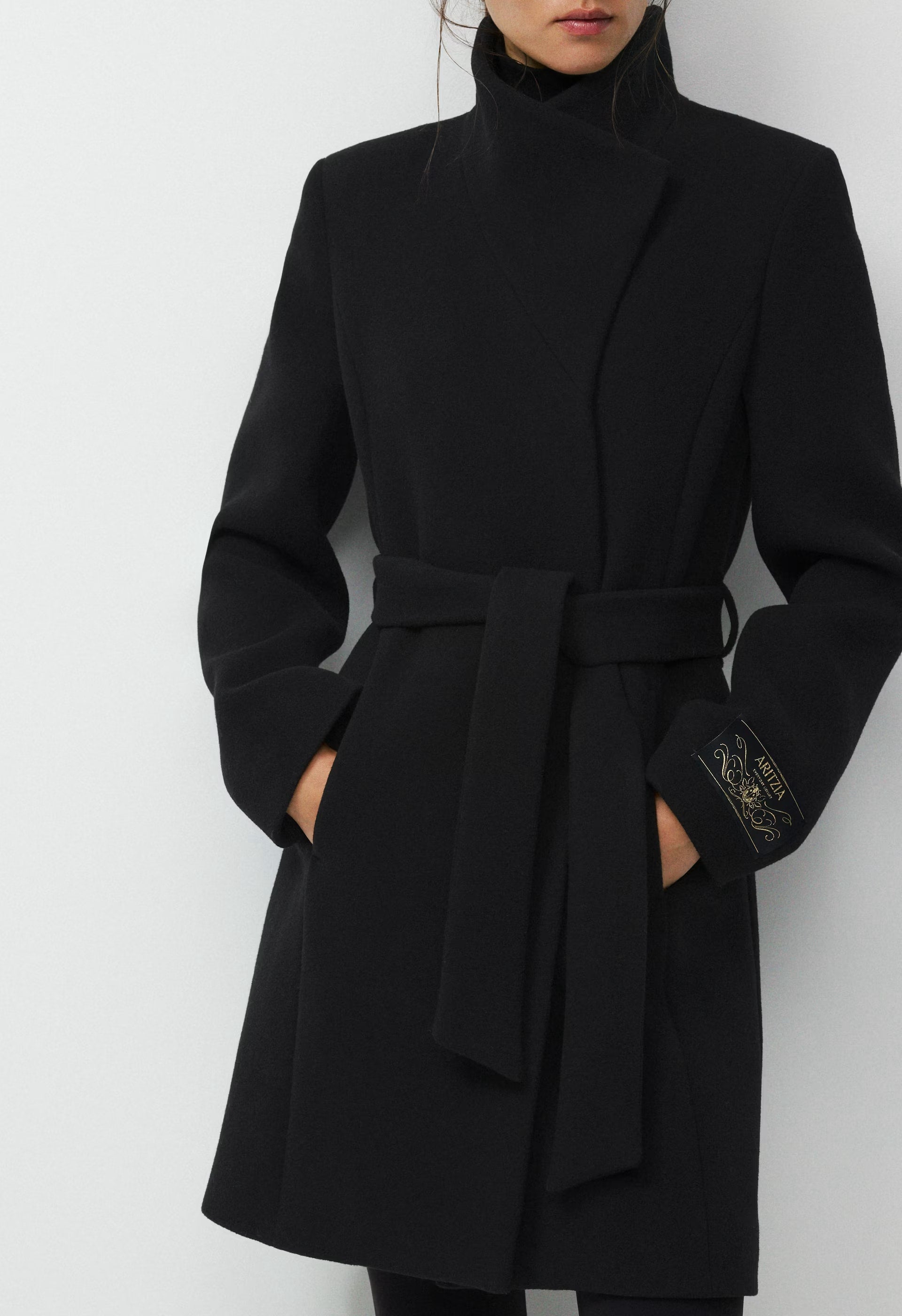 The Connor Coat - Soft Wool Cashmere - BLACK