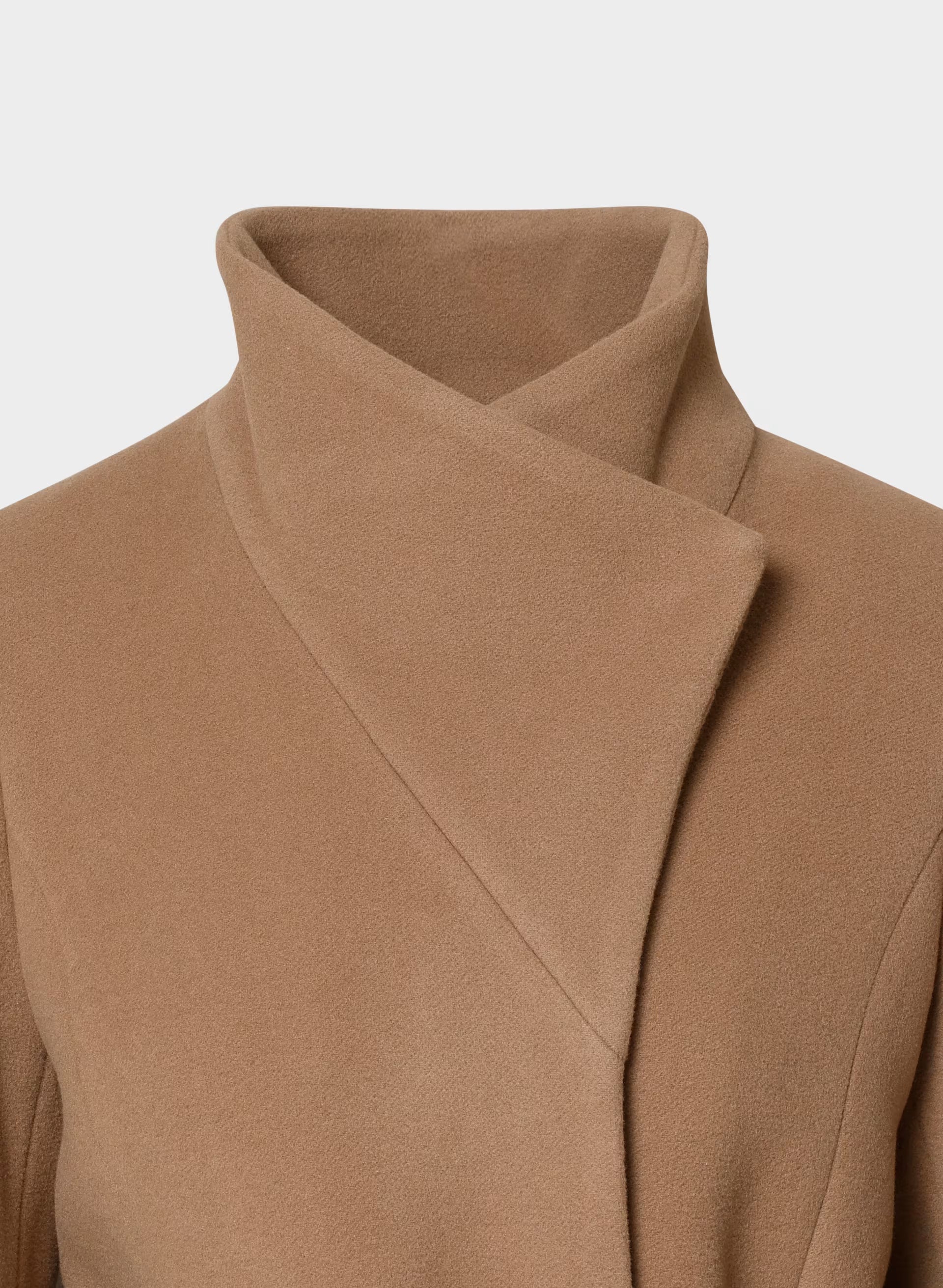 The Connor Coat - Soft Wool Cashmere - GOLDEN BROWN