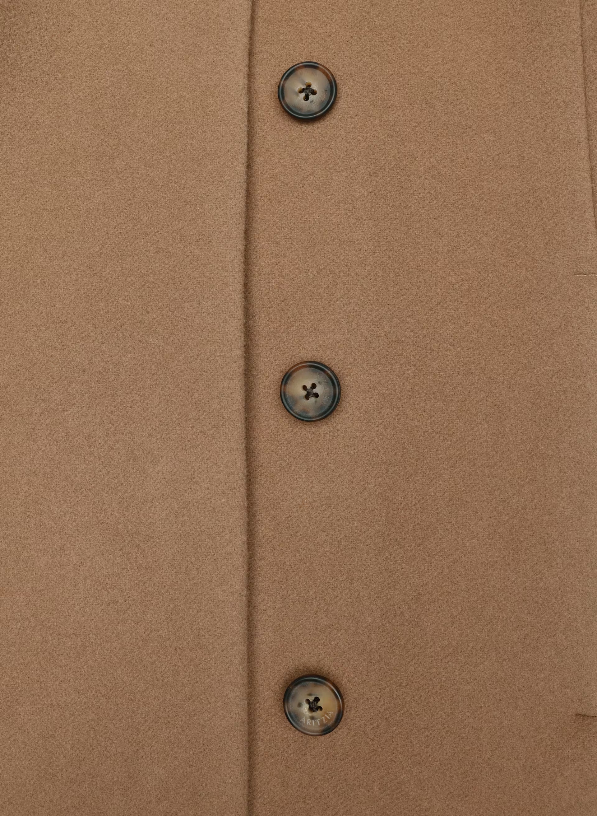The Connor Coat - Soft Wool Cashmere - GOLDEN BROWN