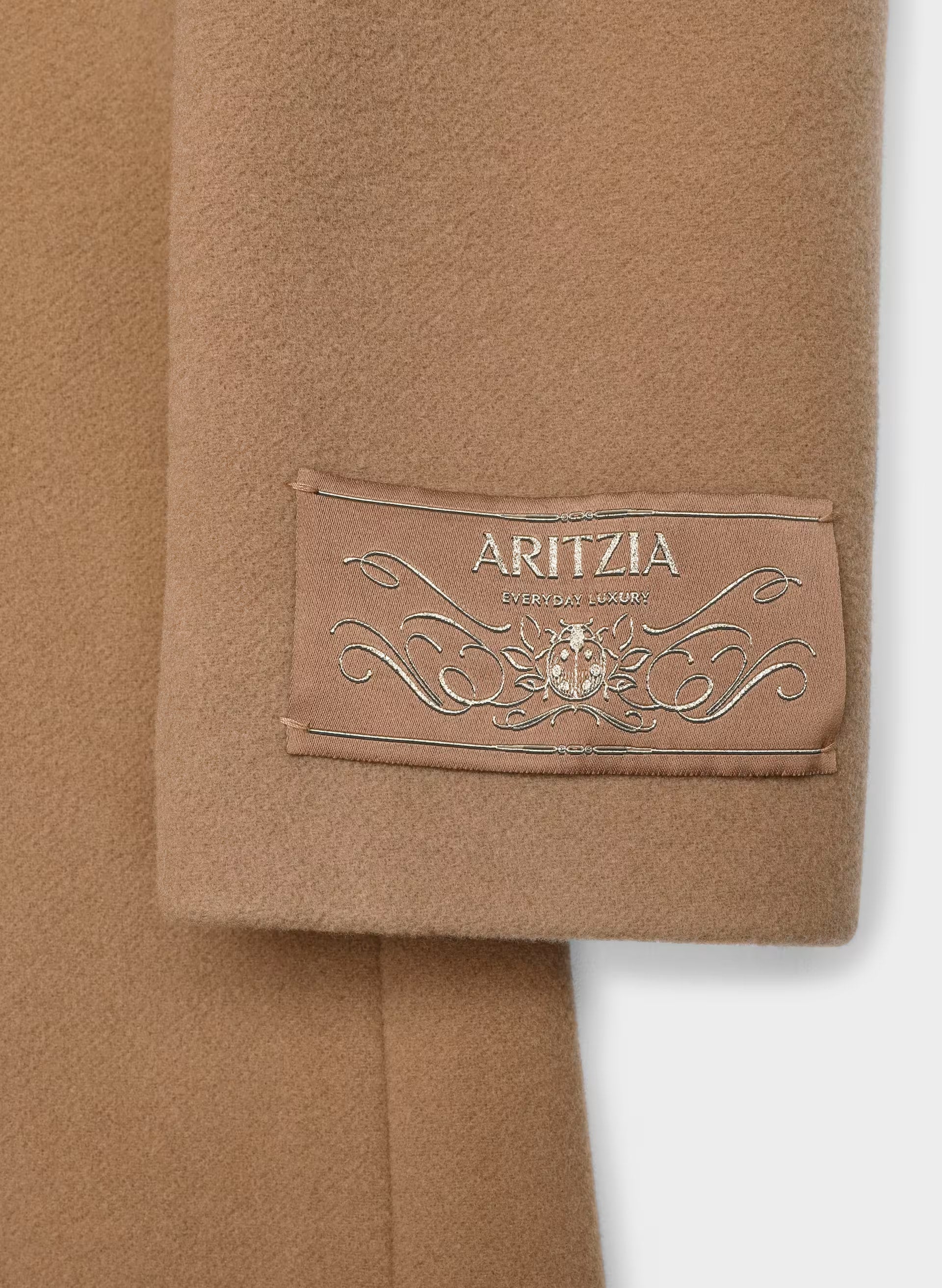 The Connor Coat - Soft Wool Cashmere - GOLDEN BROWN