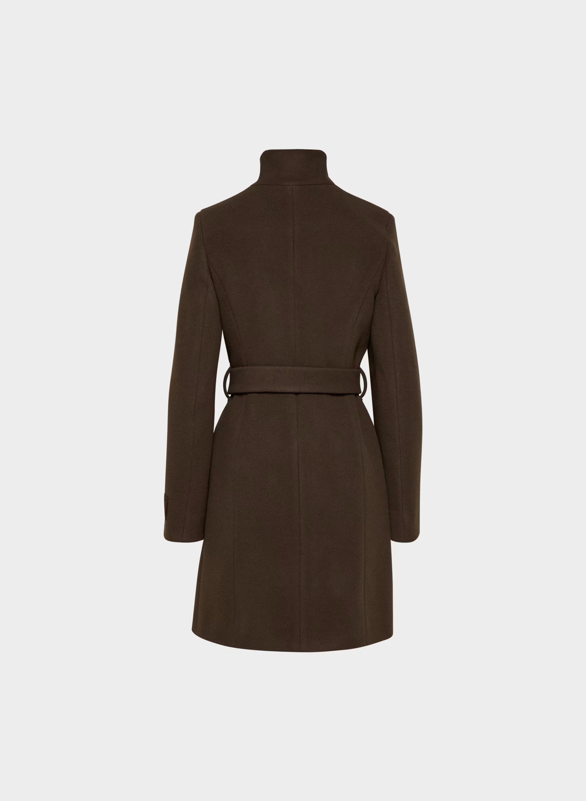 The Connor Coat - Soft Wool Cashmere - RICH MOCHA BROWN