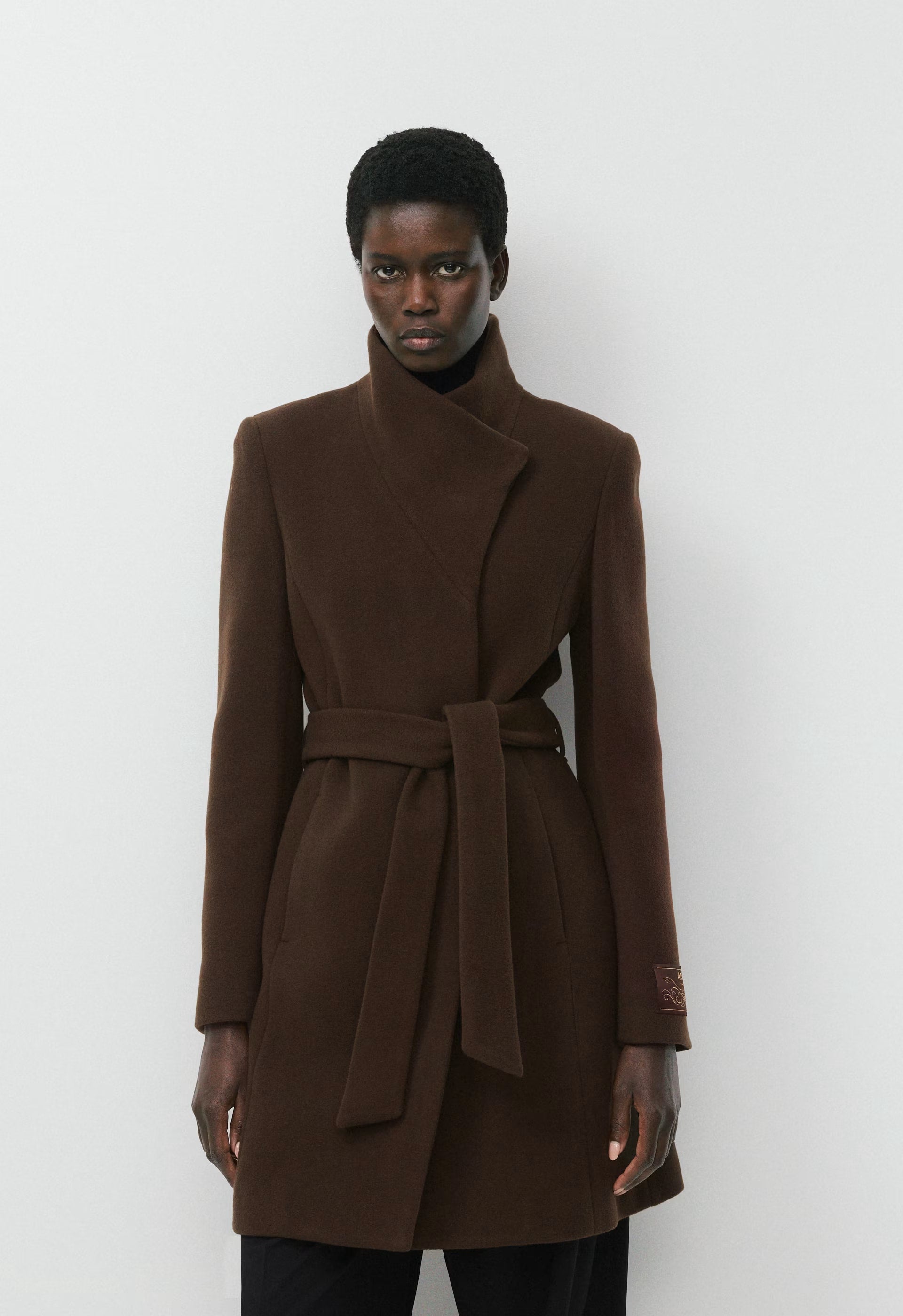 The Connor Coat - Soft Wool Cashmere - RICH MOCHA BROWN