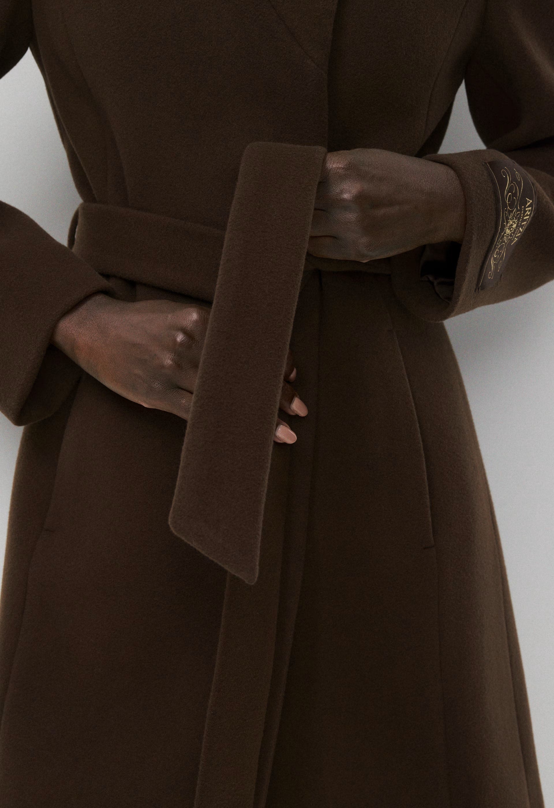 The Connor Coat - Soft Wool Cashmere - RICH MOCHA BROWN