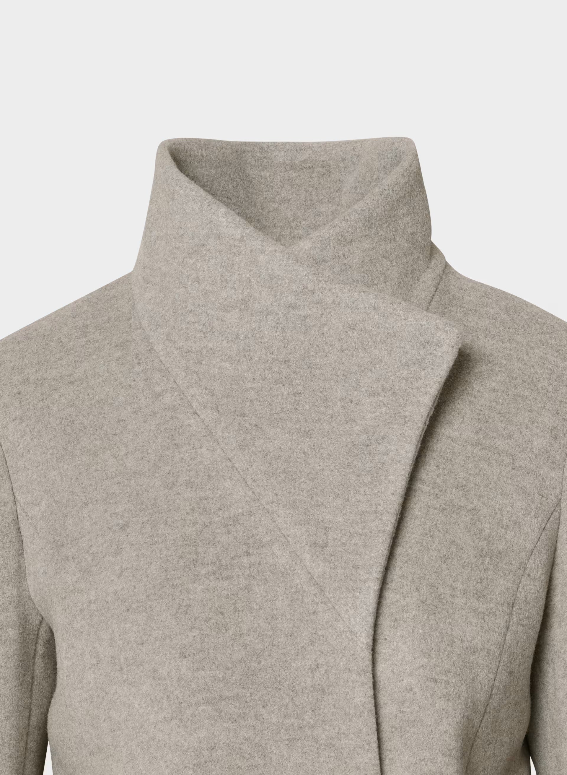 The Connor Coat - Soft Wool Cashmere - HEATHER MODERN TAUPE