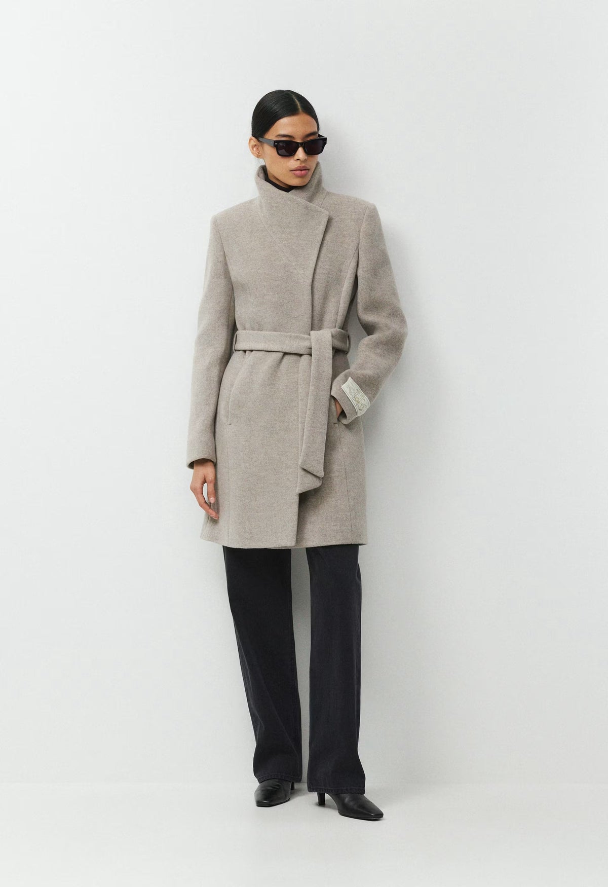 The Connor Coat - Soft Wool Cashmere - HEATHER MODERN TAUPE