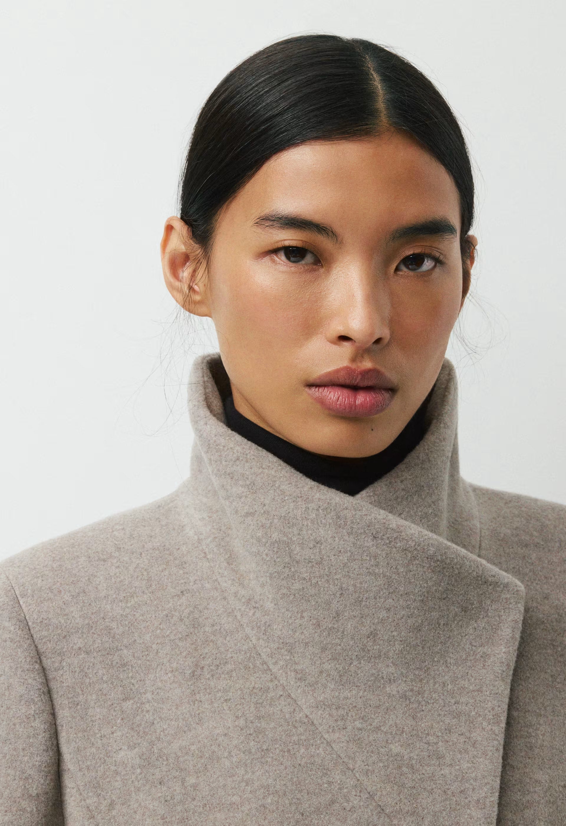 The Connor Coat - Soft Wool Cashmere - HEATHER MODERN TAUPE