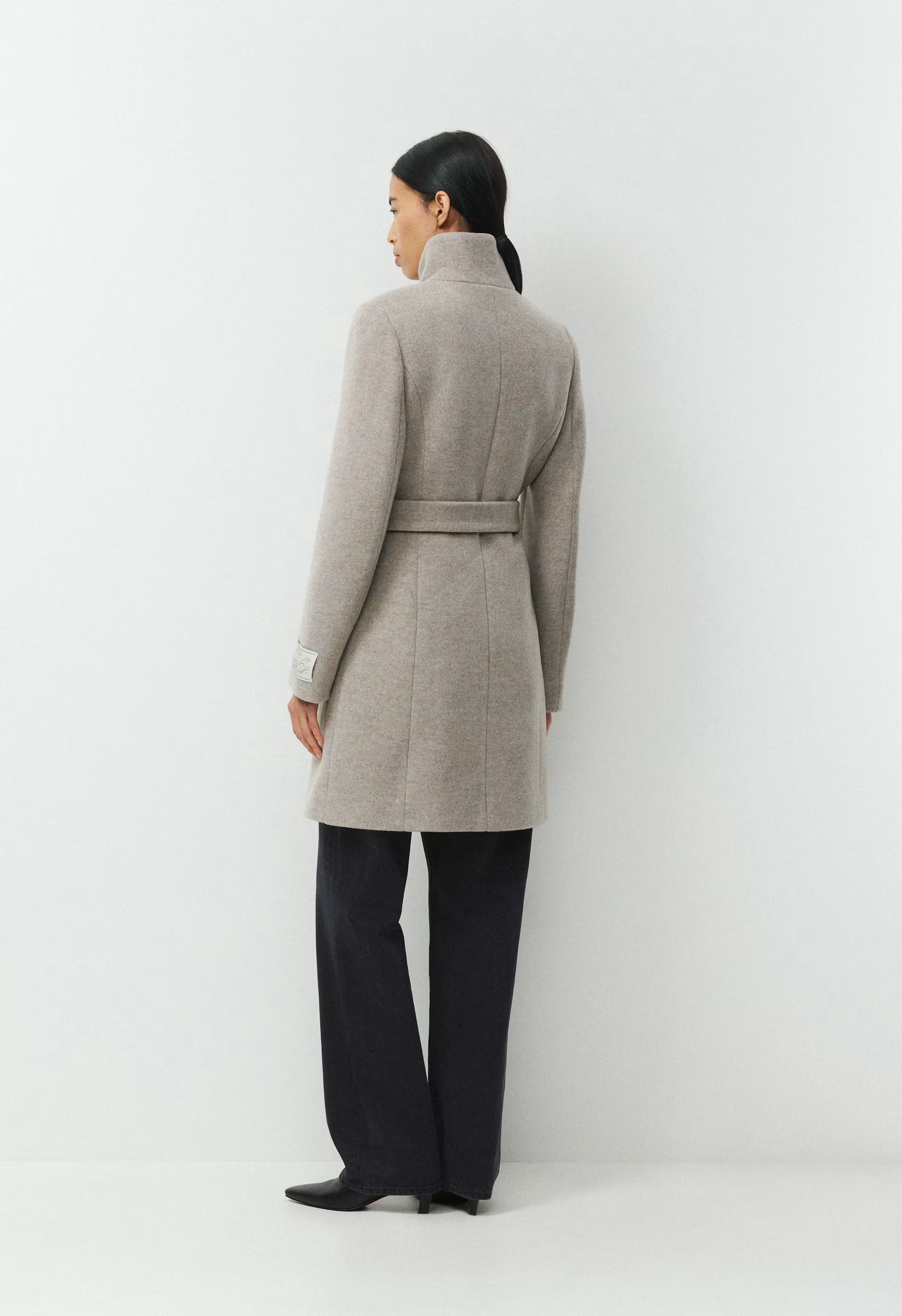 The Connor Coat - Soft Wool Cashmere - HEATHER MODERN TAUPE