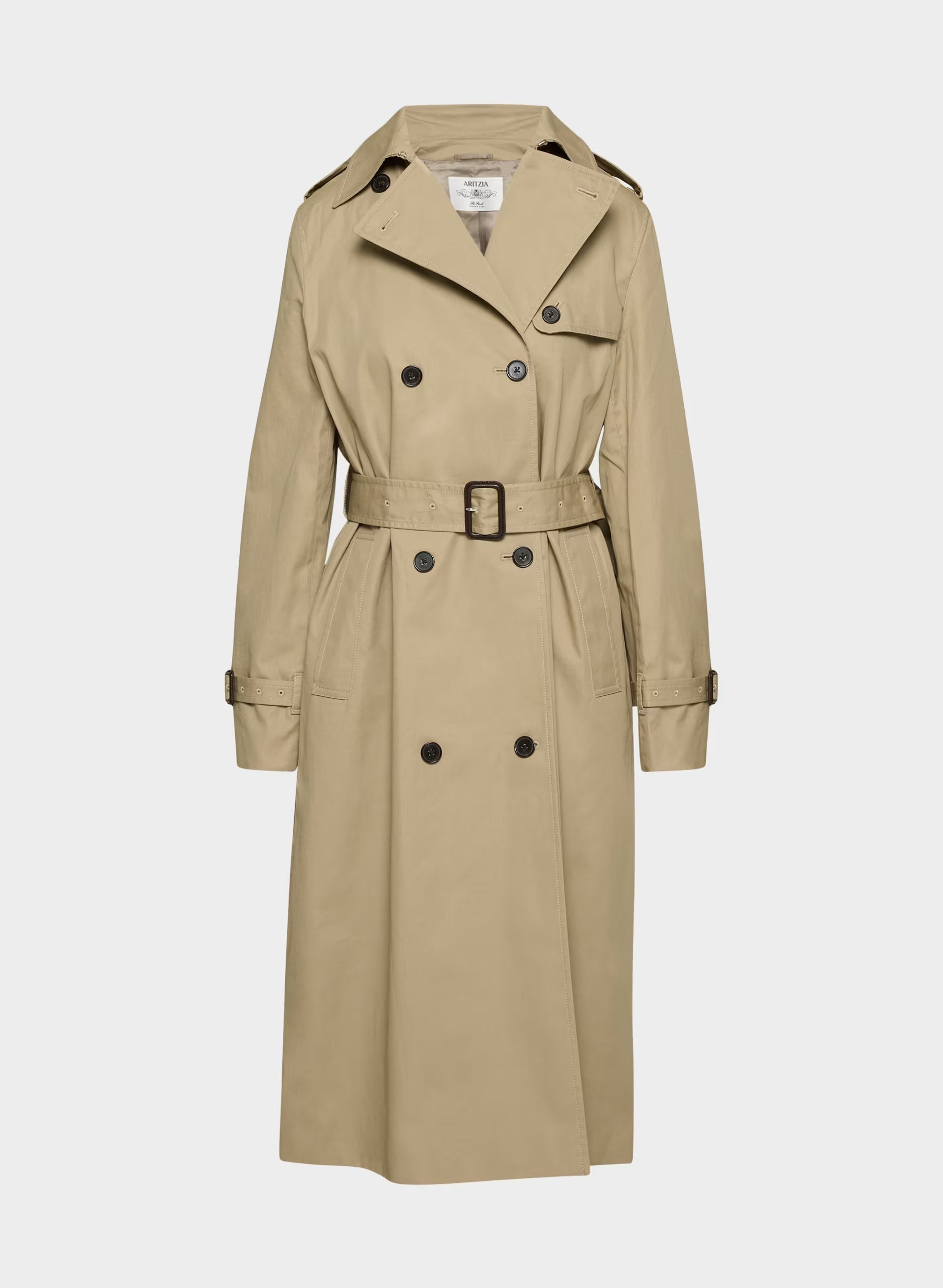 The Finch Trench Coat - City Twill - WICKER TAN