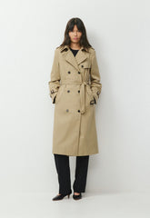 The Finch Trench Coat - City Twill - WICKER TAN