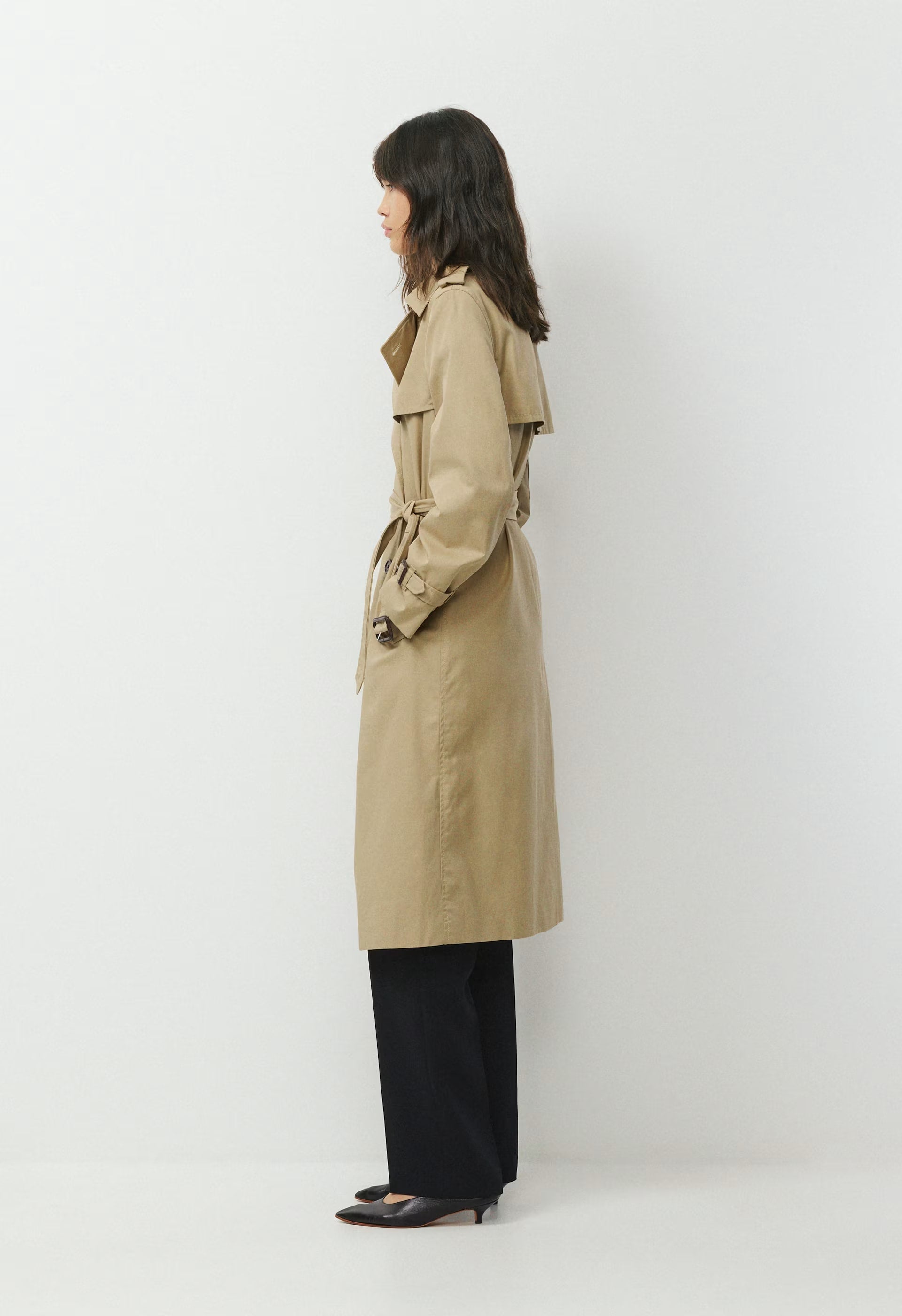 The Finch Trench Coat - City Twill - WICKER TAN