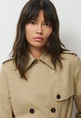 The Finch Trench Coat - City Twill - WICKER TAN