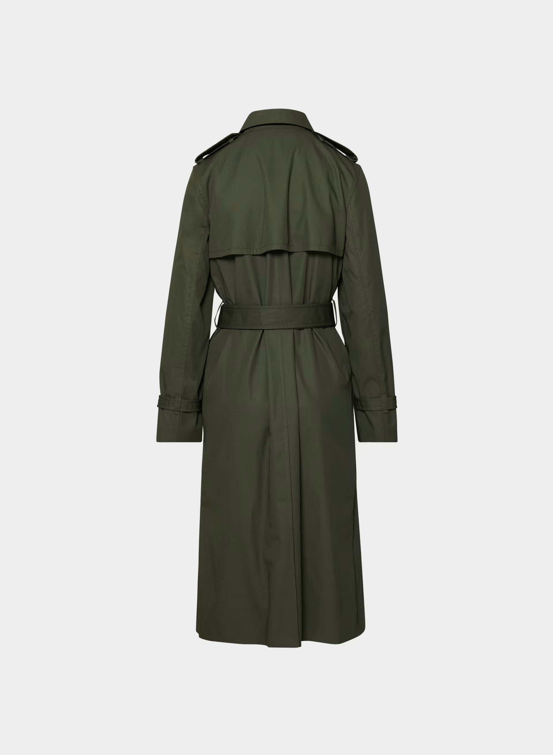 The Finch Trench Coat - City Twill - DARK OLIVE