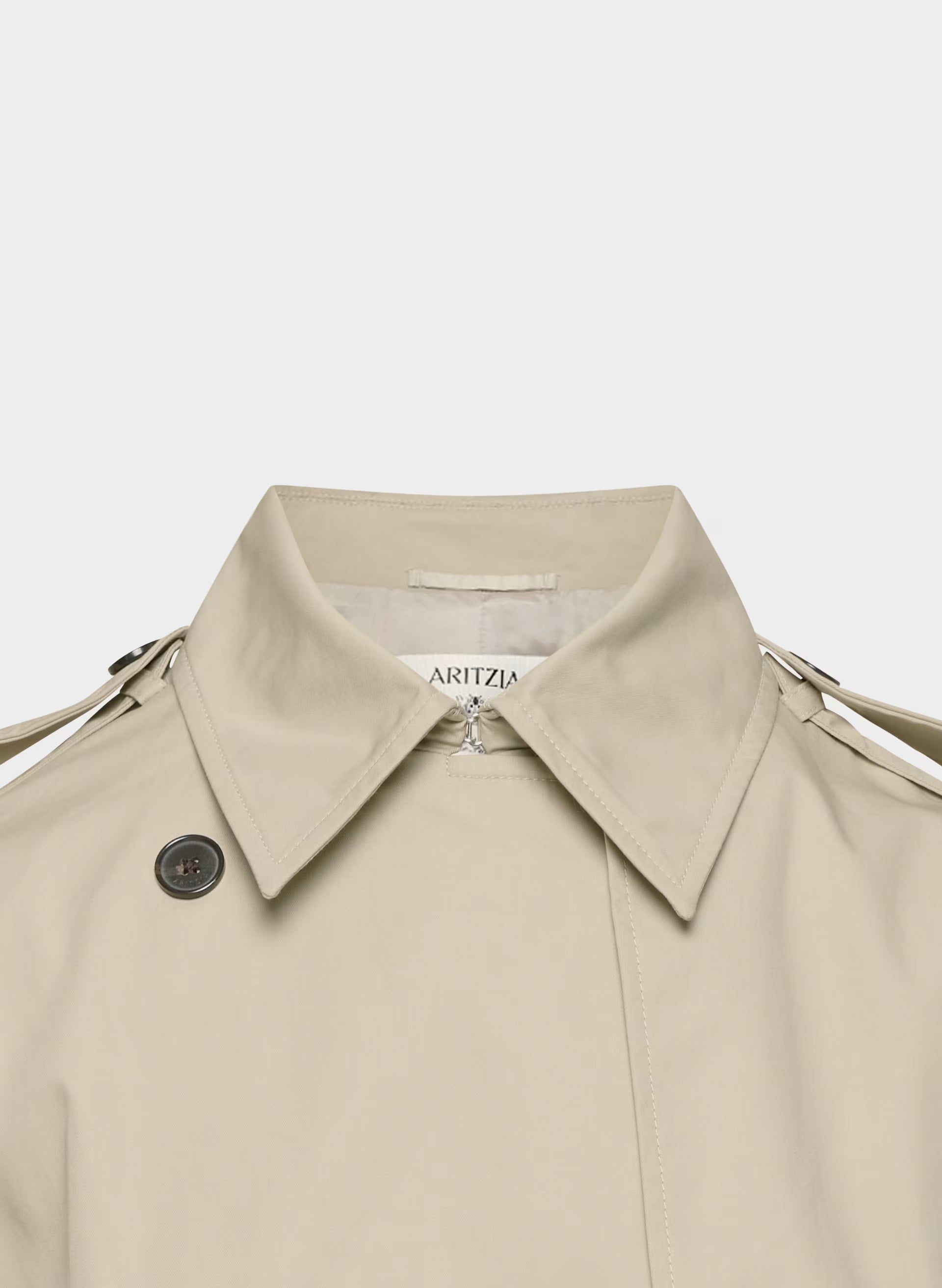 The Finch Trench Coat - City Twill - MARCONA BEIGE