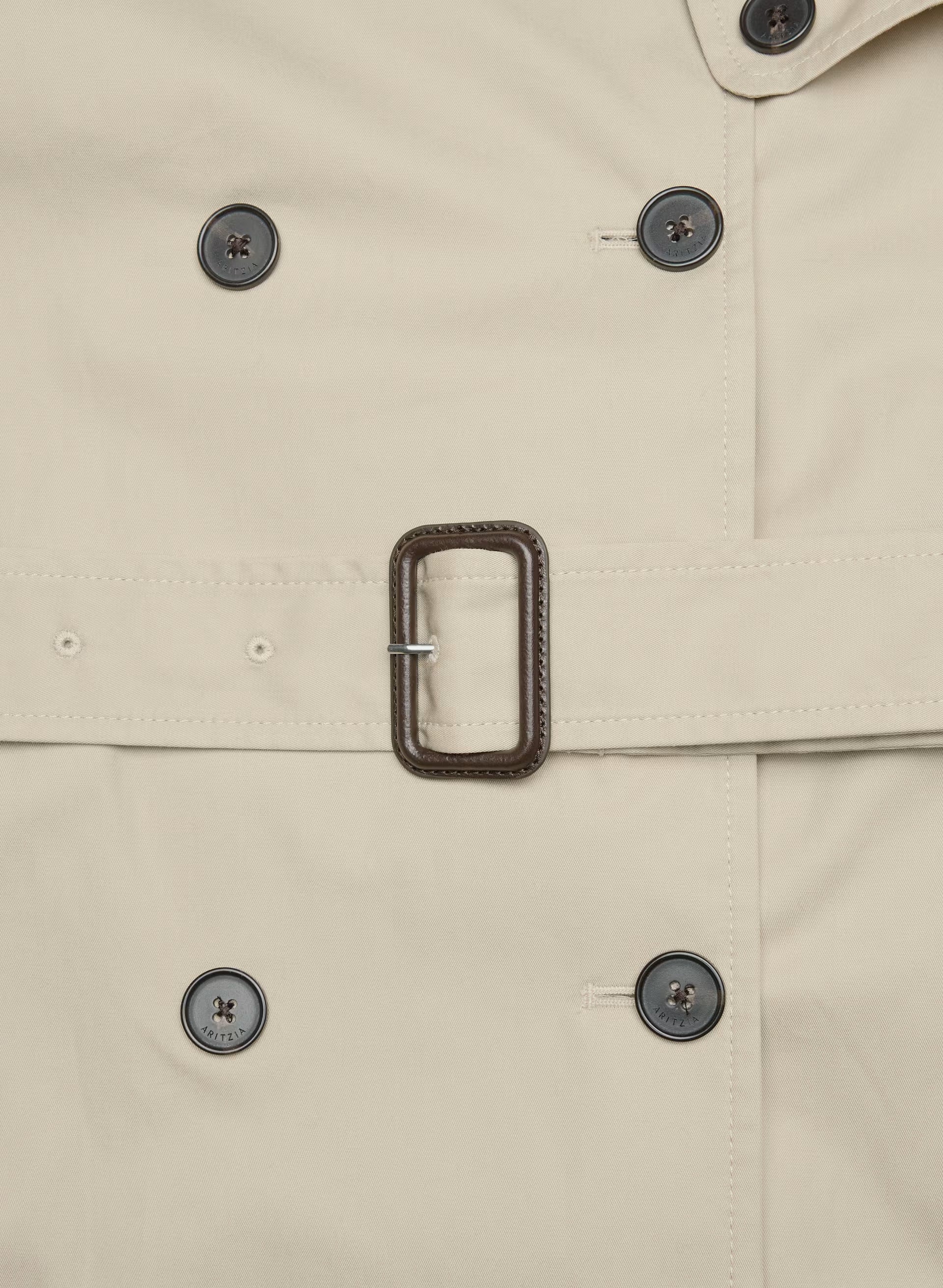 The Finch Trench Coat - City Twill - MARCONA BEIGE