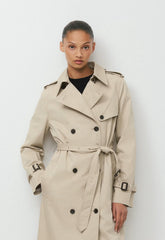 The Finch Trench Coat - City Twill - MARCONA BEIGE