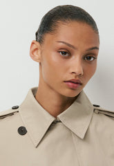 The Finch Trench Coat - City Twill - MARCONA BEIGE