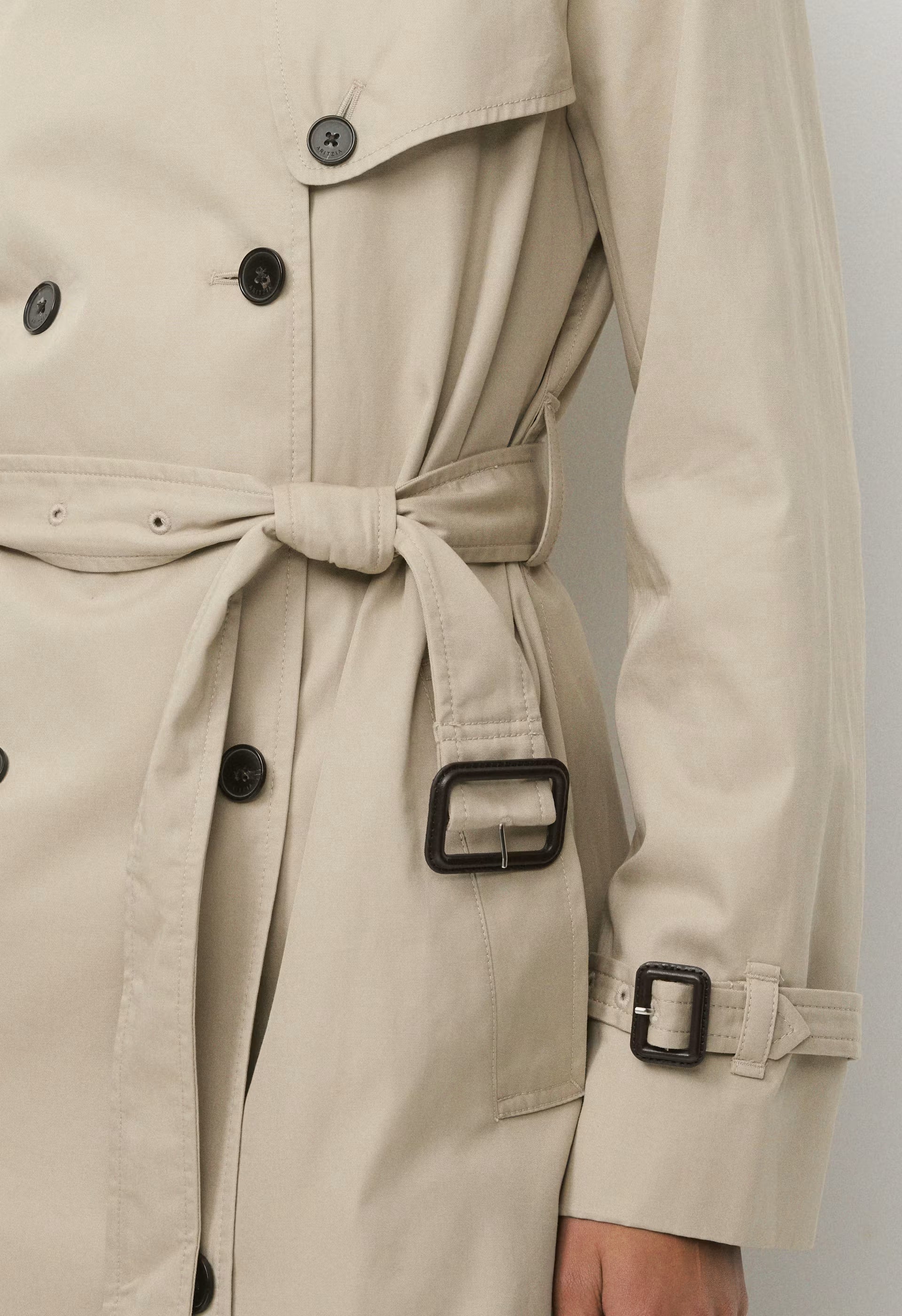 The Finch Trench Coat - City Twill - MARCONA BEIGE