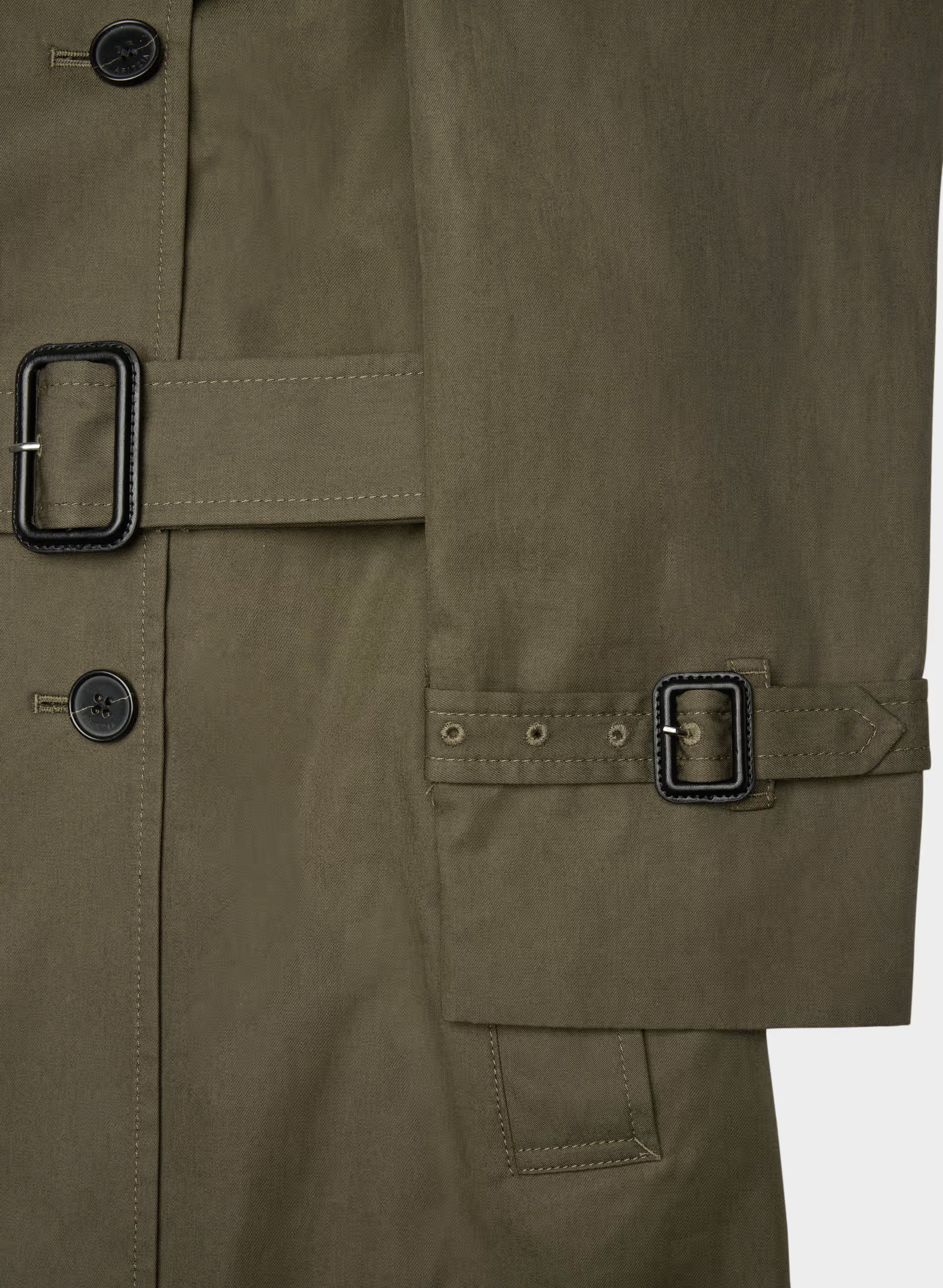 The Finch Trench Coat - City Twill - ATLAS OLIVE