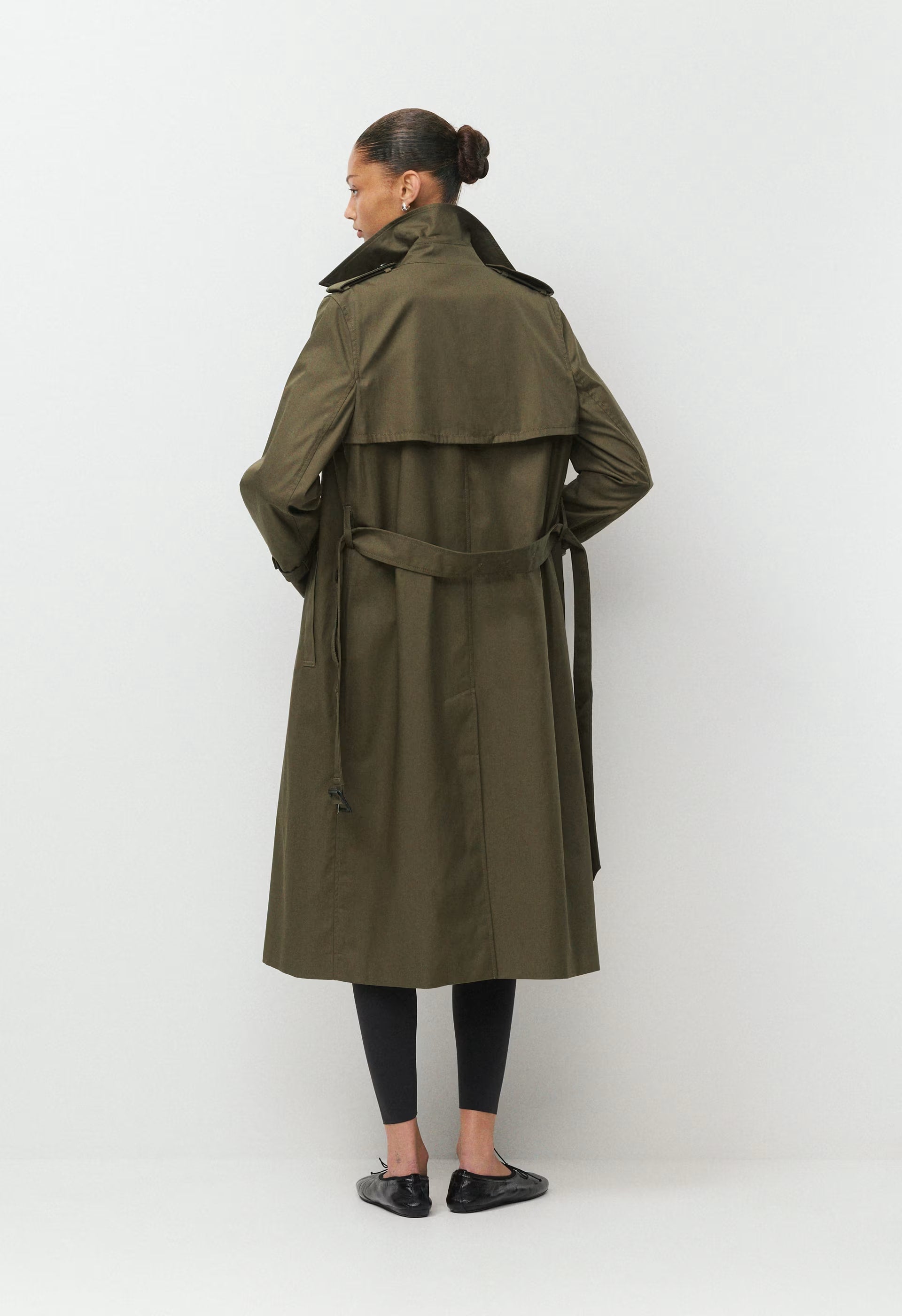 The Finch Trench Coat - City Twill - ATLAS OLIVE
