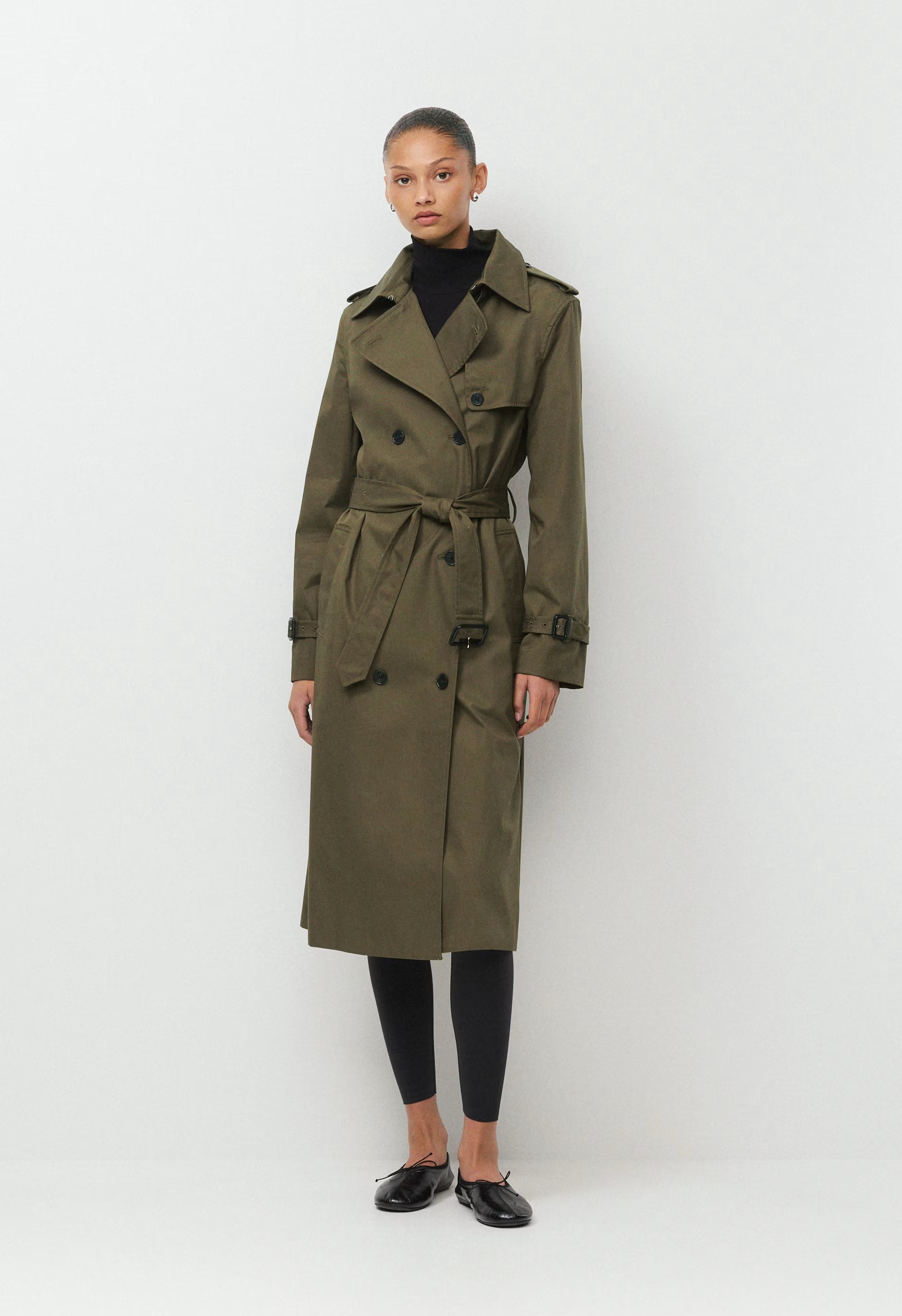The Finch Trench Coat - City Twill - ATLAS OLIVE