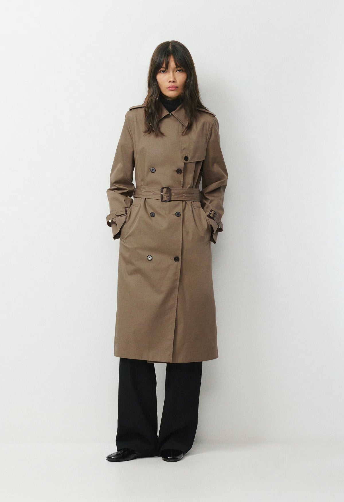 The Finch Trench Coat - City Twill - FOLIO TAUPE
