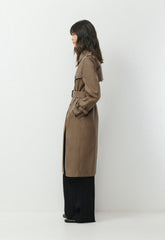 The Finch Trench Coat - City Twill - FOLIO TAUPE