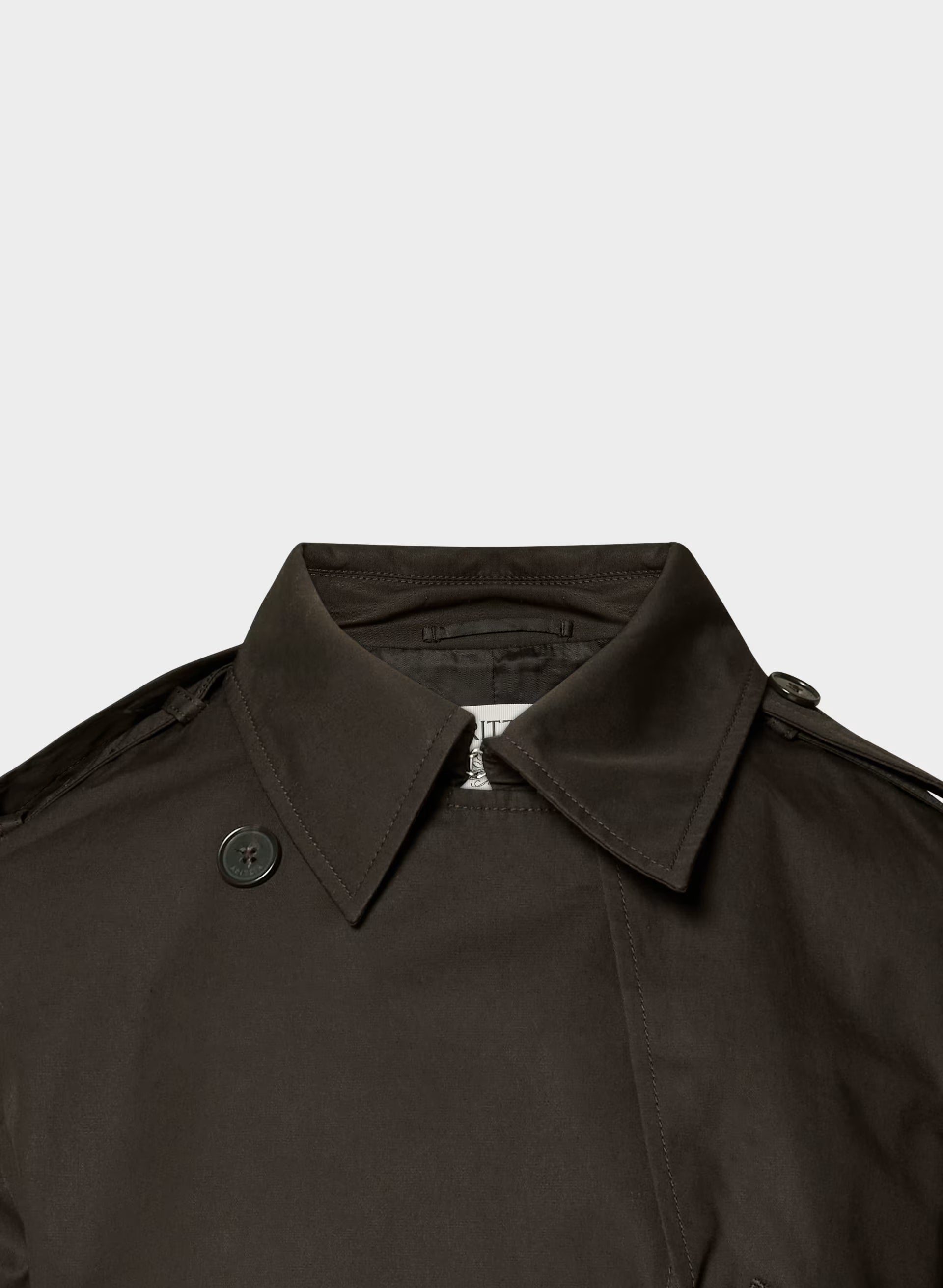 The Finch Trench Coat - City Twill - CACAO NIB BROWN