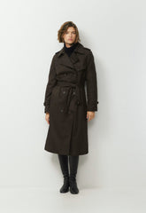 The Finch Trench Coat - City Twill - CACAO NIB BROWN