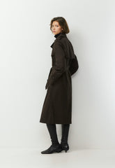 The Finch Trench Coat - City Twill - CACAO NIB BROWN