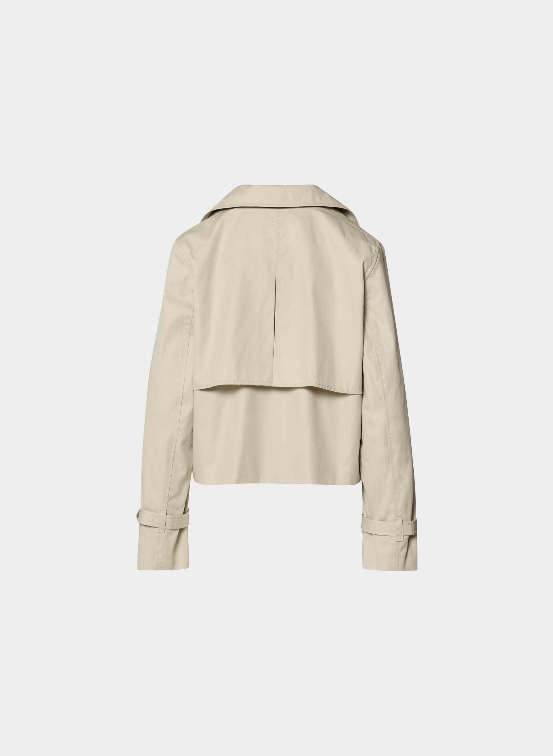 The Esquire Short Trench Coat - City Twill - OYSTER
