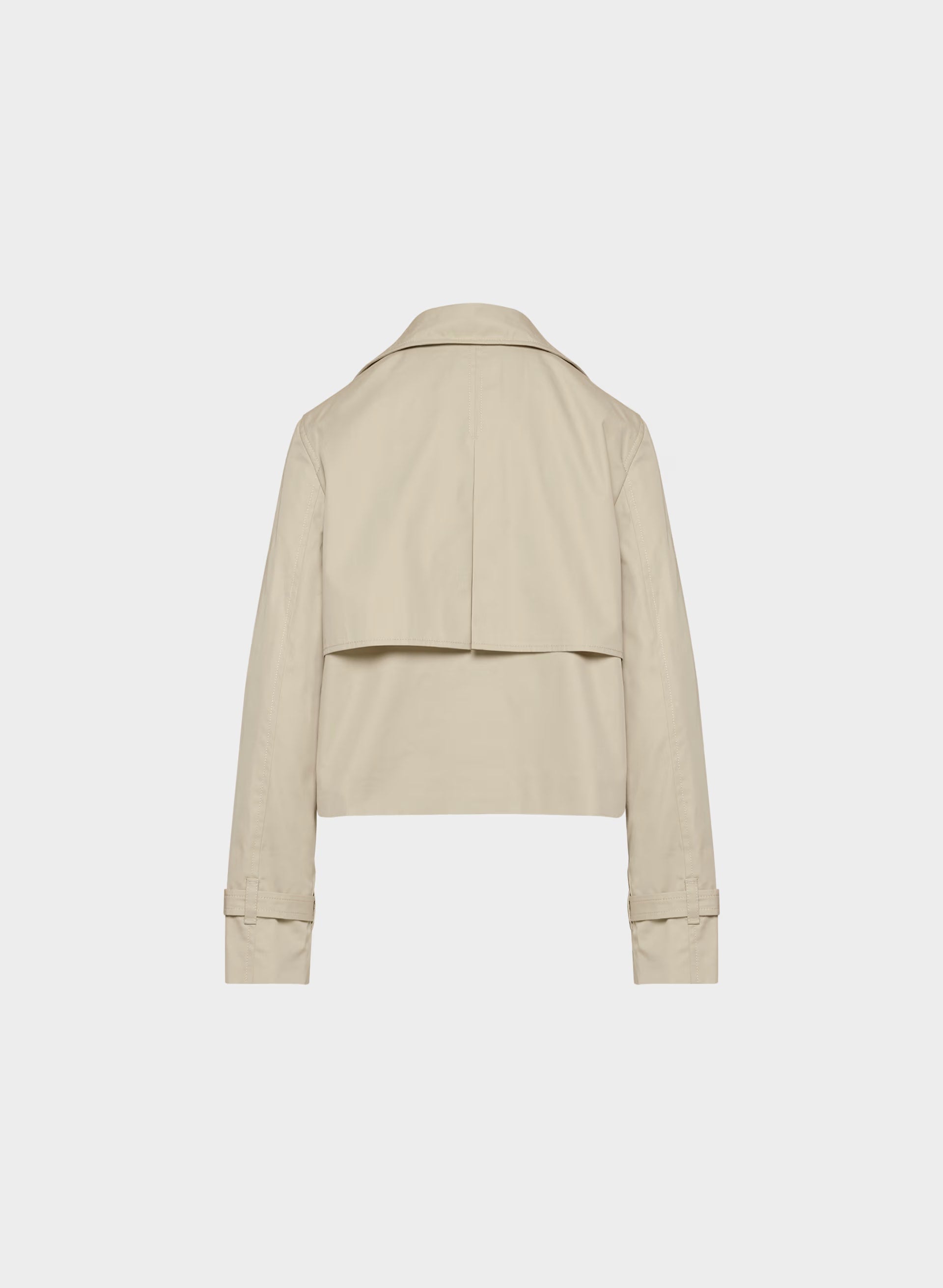 The Esquire Short Trench Coat - City Twill - MARCONA BEIGE