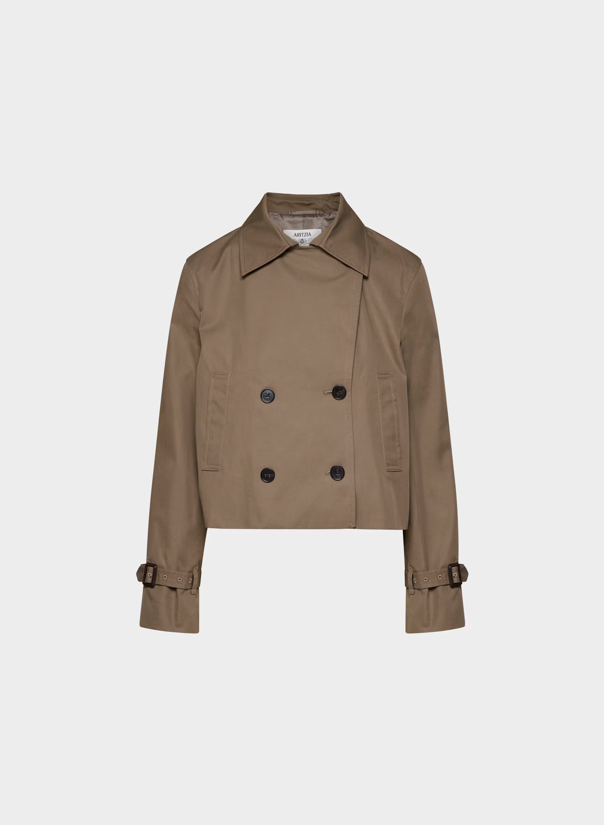 The Esquire Short Trench Coat - City Twill - FOLIO TAUPE