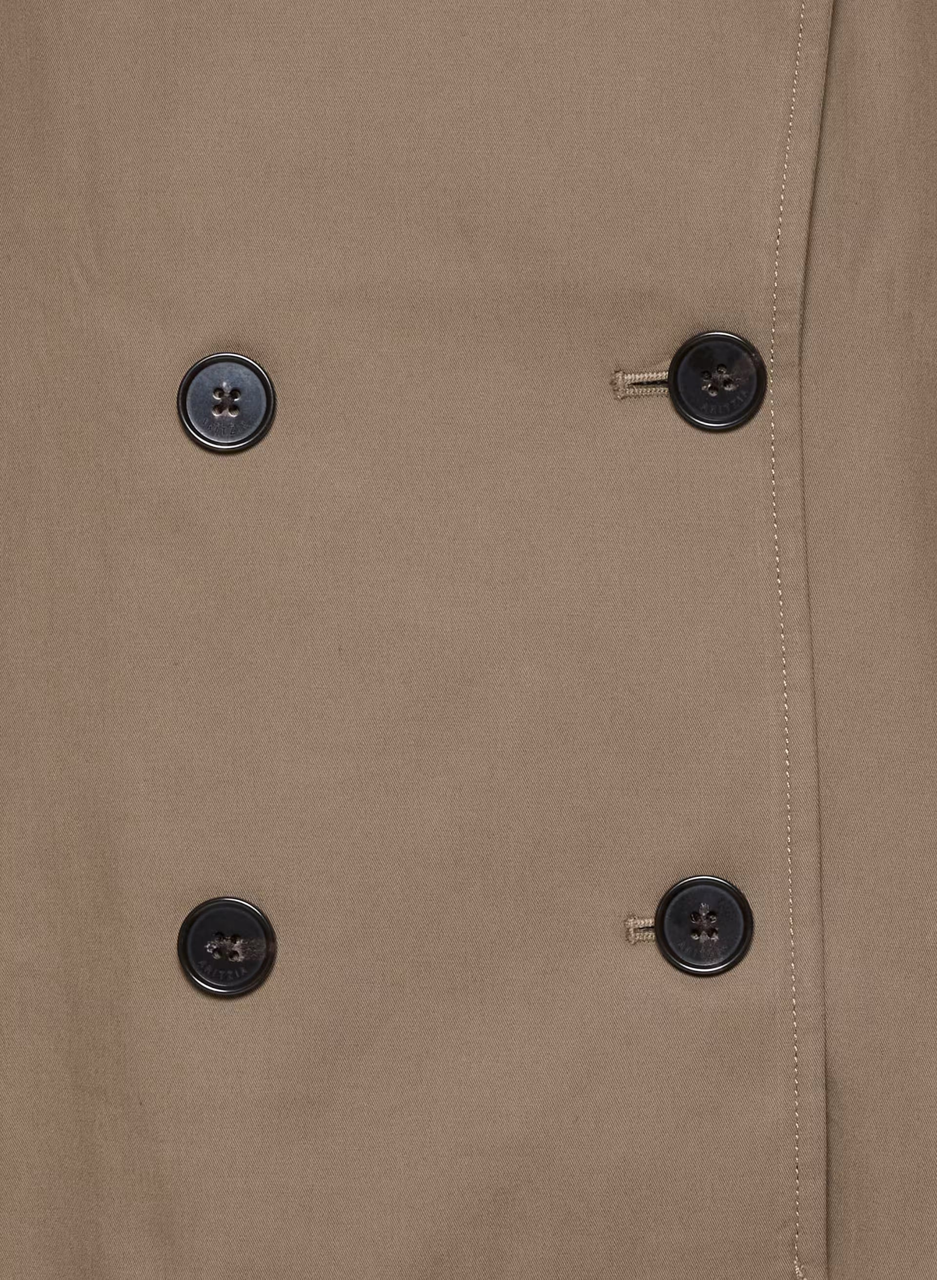 The Esquire Short Trench Coat - City Twill - FOLIO TAUPE