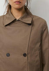 The Esquire Short Trench Coat - City Twill - FOLIO TAUPE