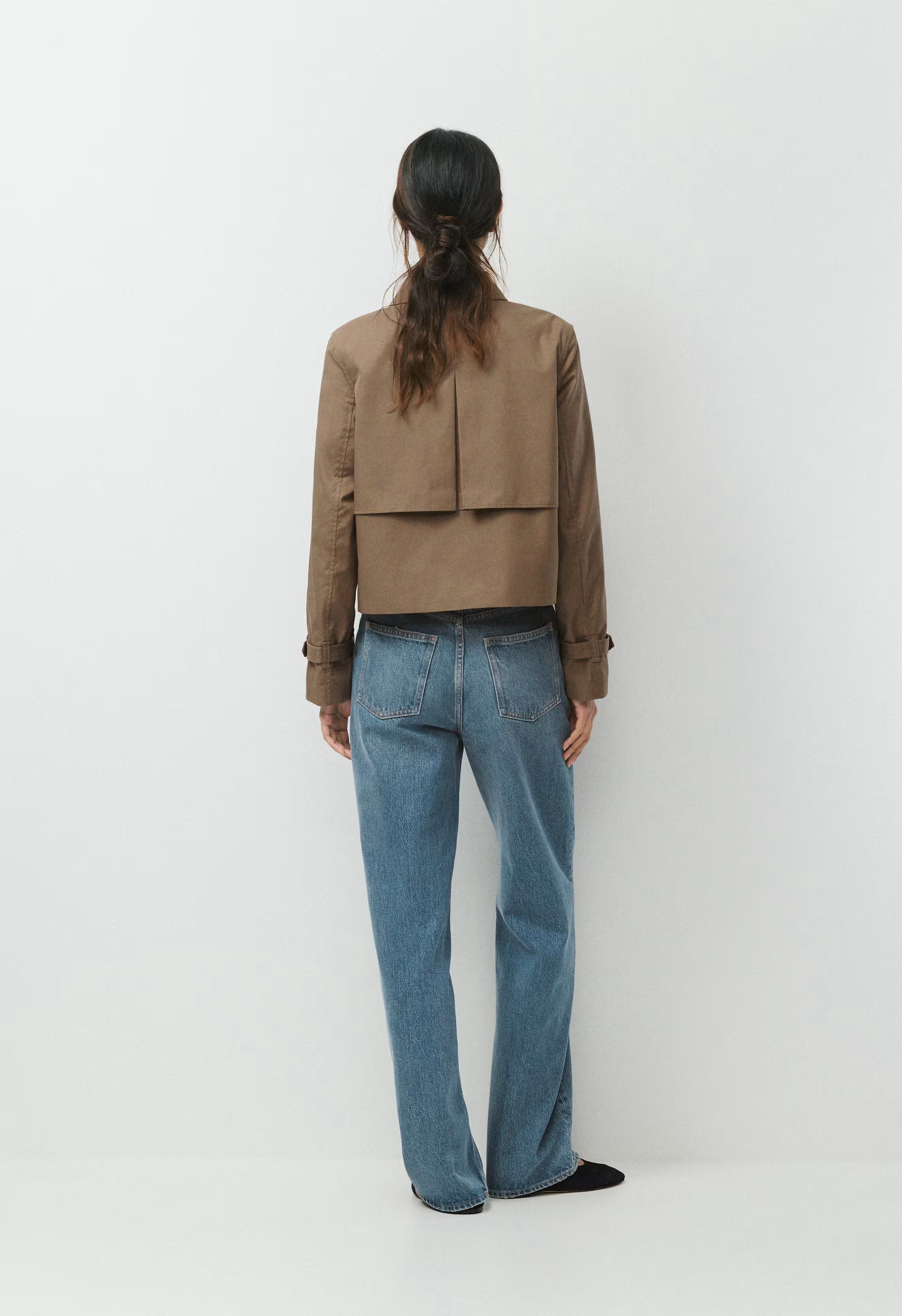 The Esquire Short Trench Coat - City Twill - FOLIO TAUPE