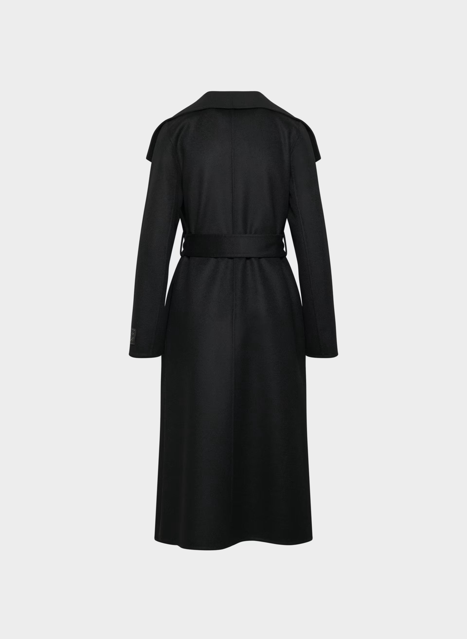 The Portfolio Double-Faced Coat - Luxe (Re)Wool - BLACK