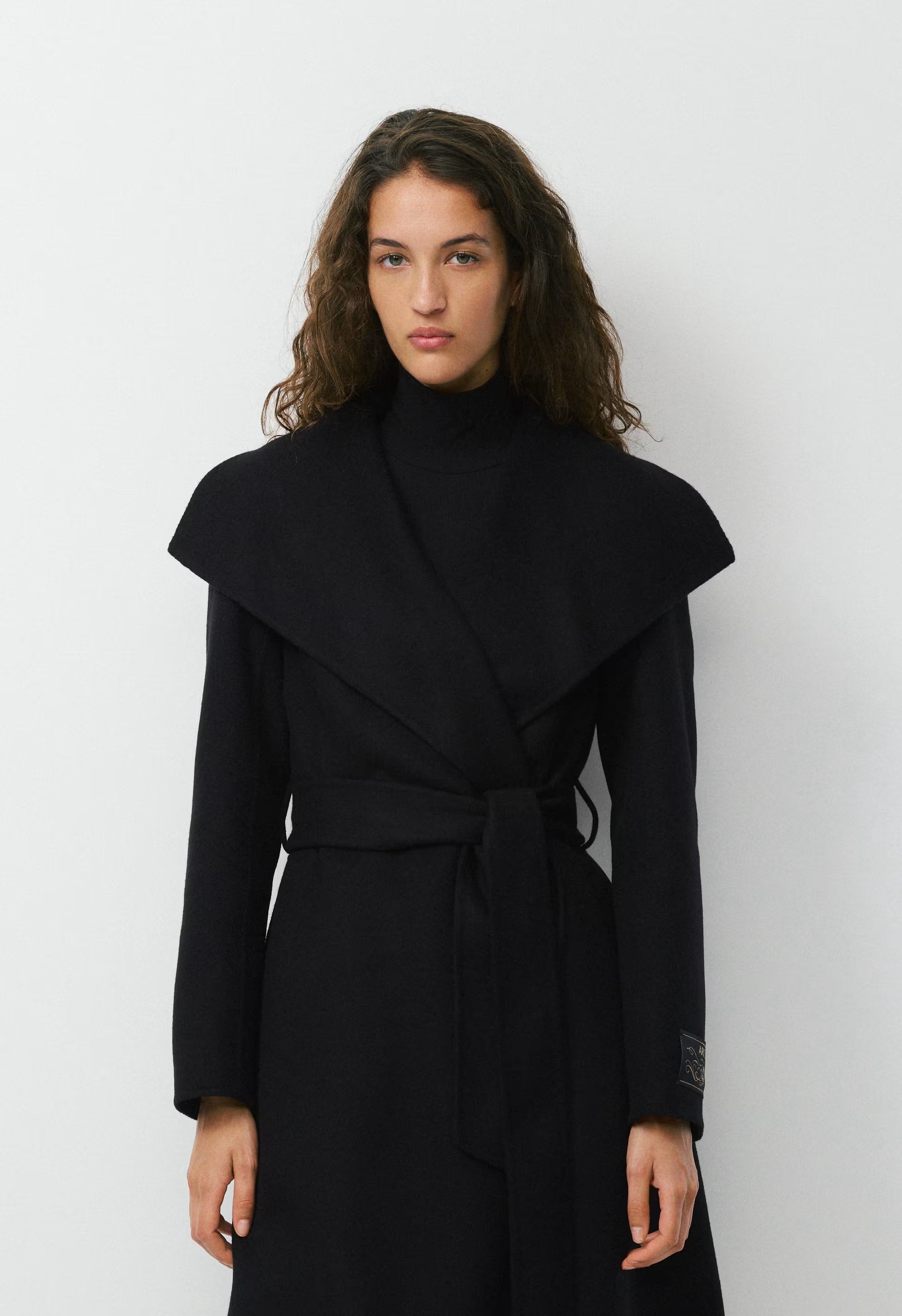 The Portfolio Double-Faced Coat - Luxe (Re)Wool - BLACK