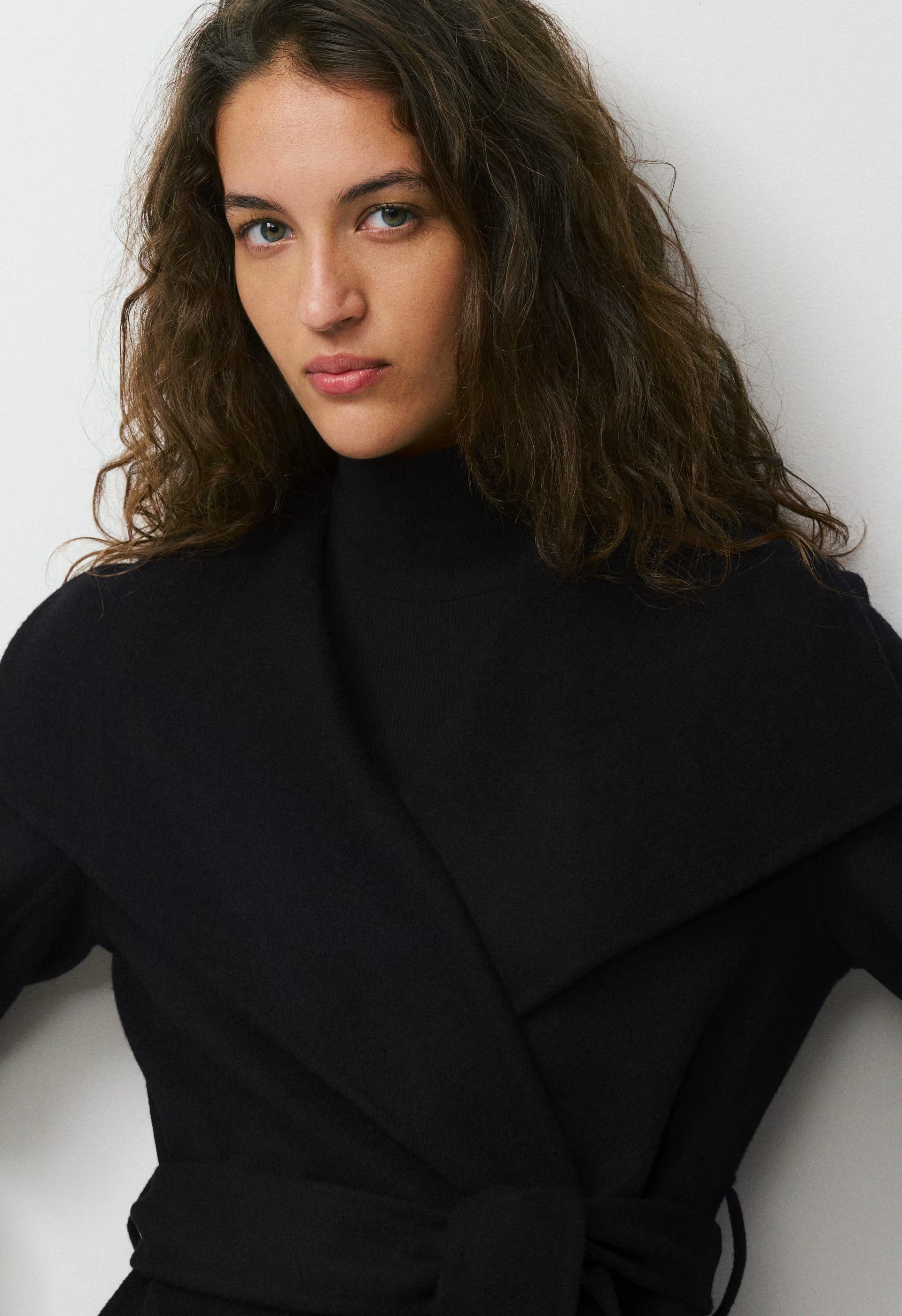 The Portfolio Double-Faced Coat - Luxe (Re)Wool - BLACK