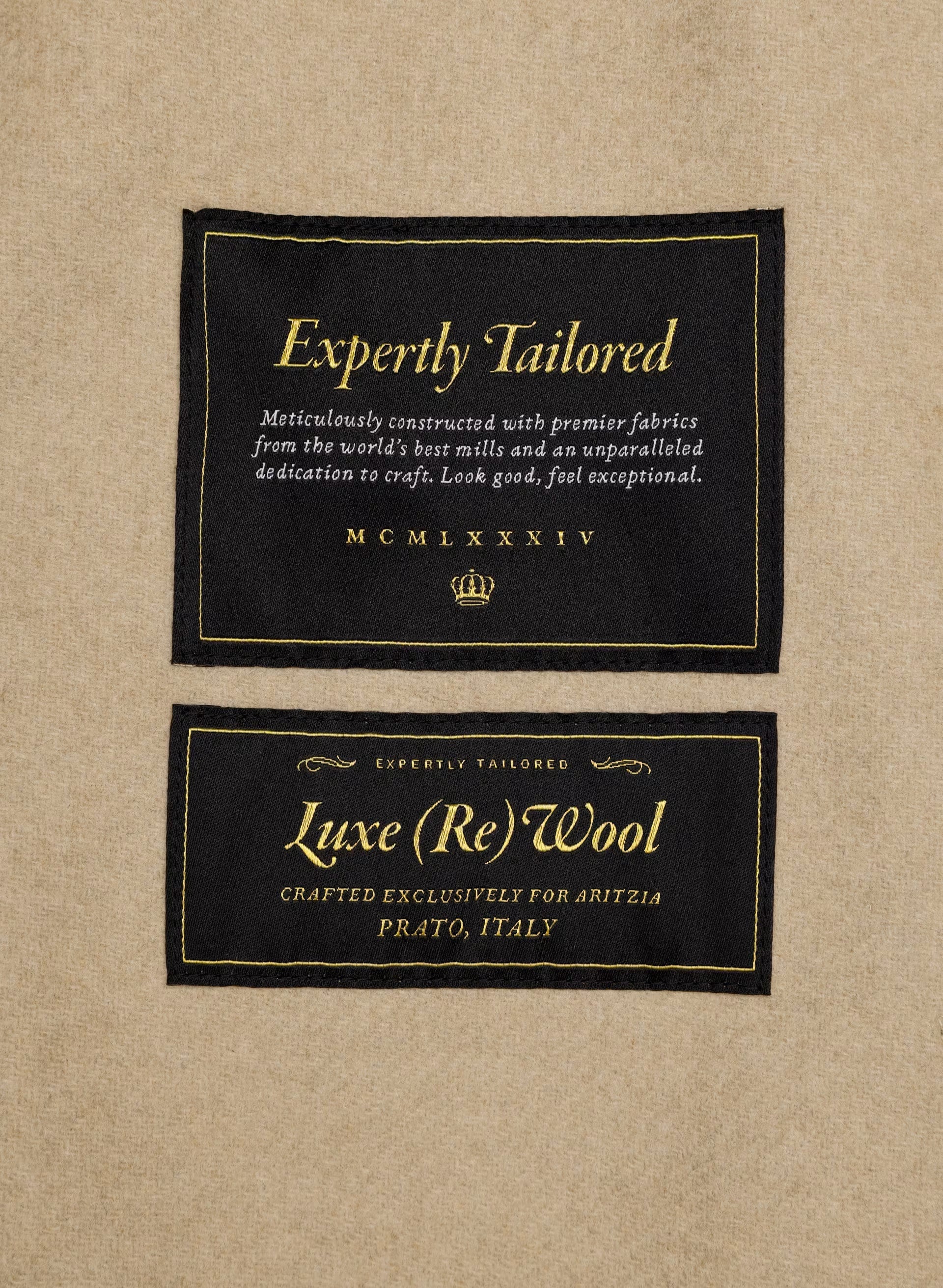 The Portfolio Double-Faced Coat - Luxe (Re)Wool - GOLD CAMEL
