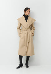 The Portfolio Double-Faced Coat - Luxe (Re)Wool - GOLD CAMEL