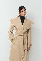The Portfolio Double-Faced Coat - Luxe (Re)Wool - GOLD CAMEL